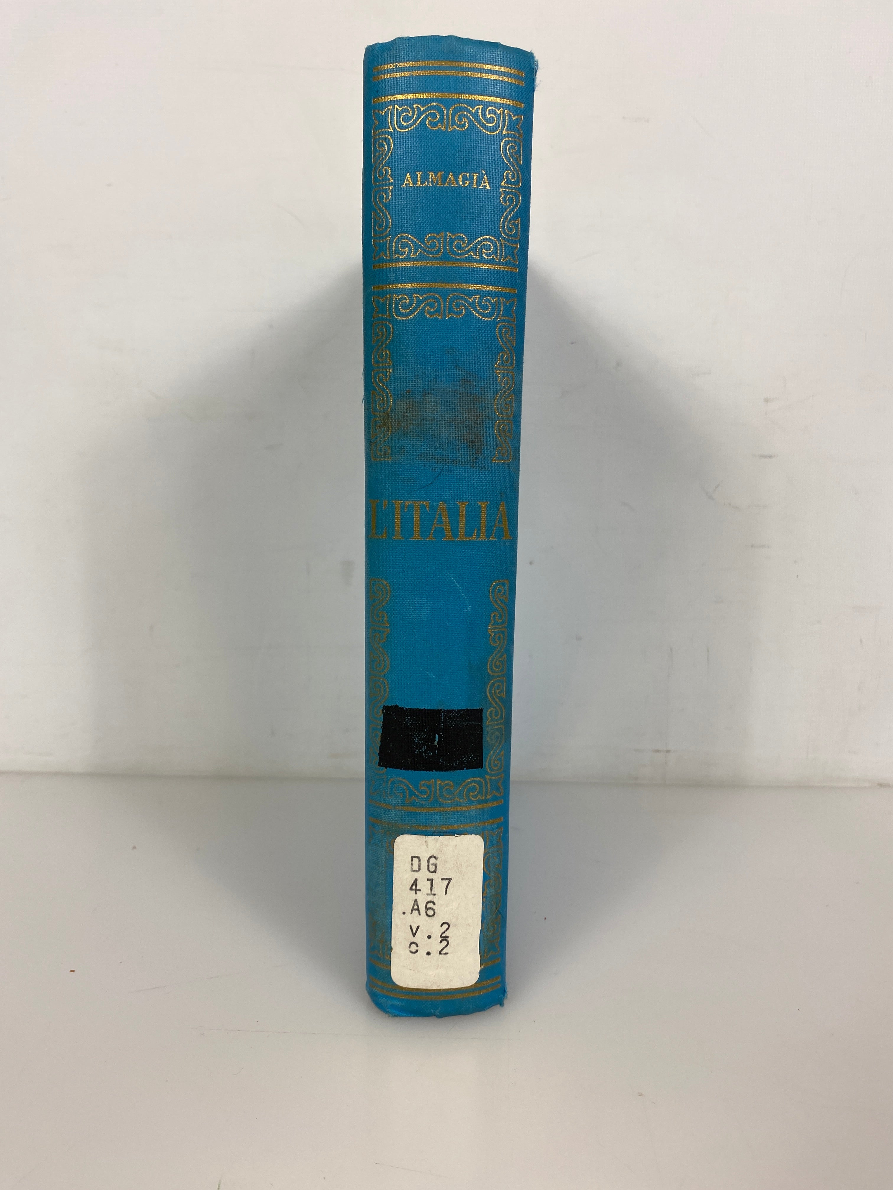 L'Italia by Roberto Almagia Vol 2 (in Italian) Illustrated 1959 Ex-Library HC