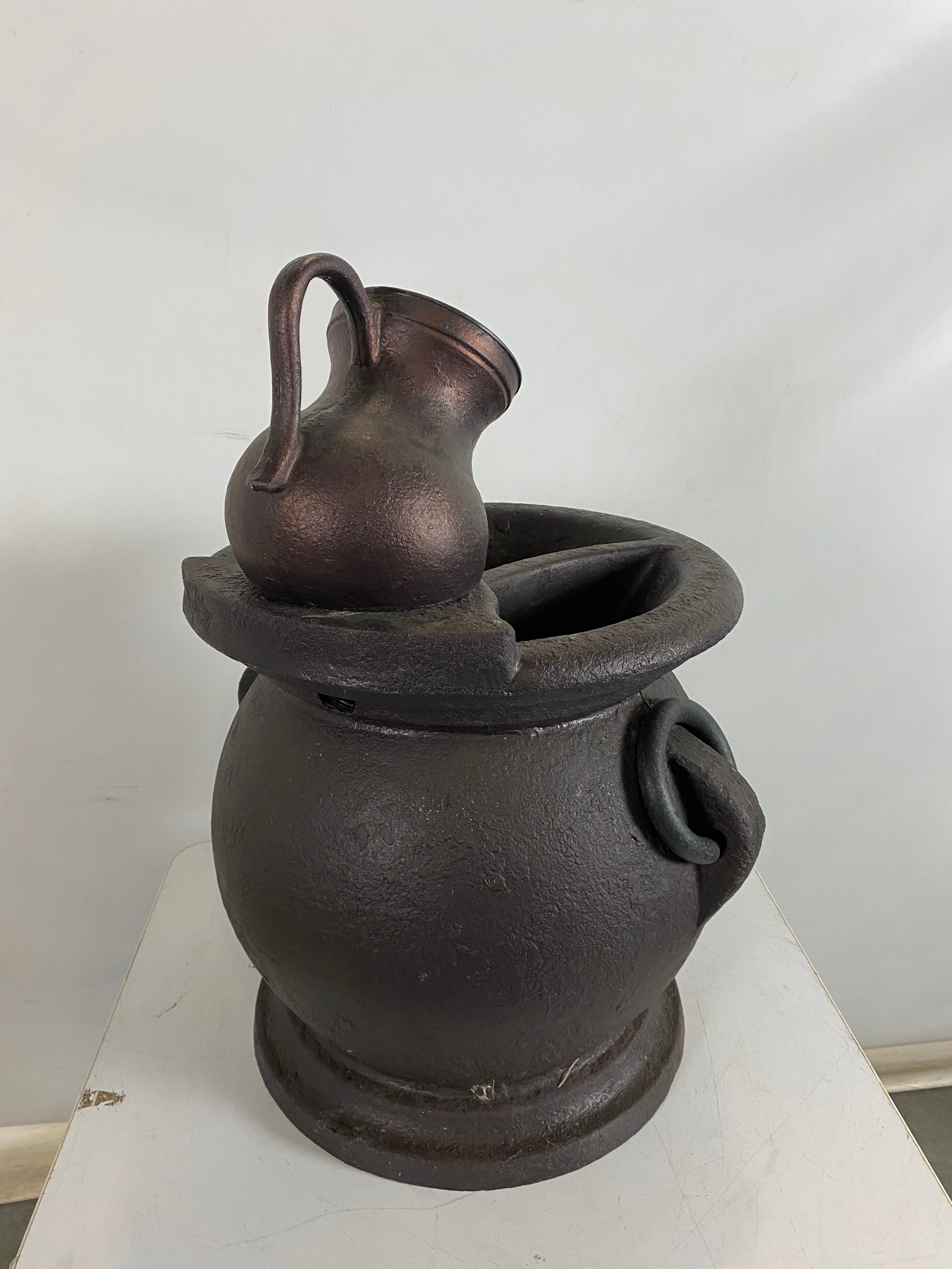 Little Giant Copper Kettle Classical Fountain w/ Planter