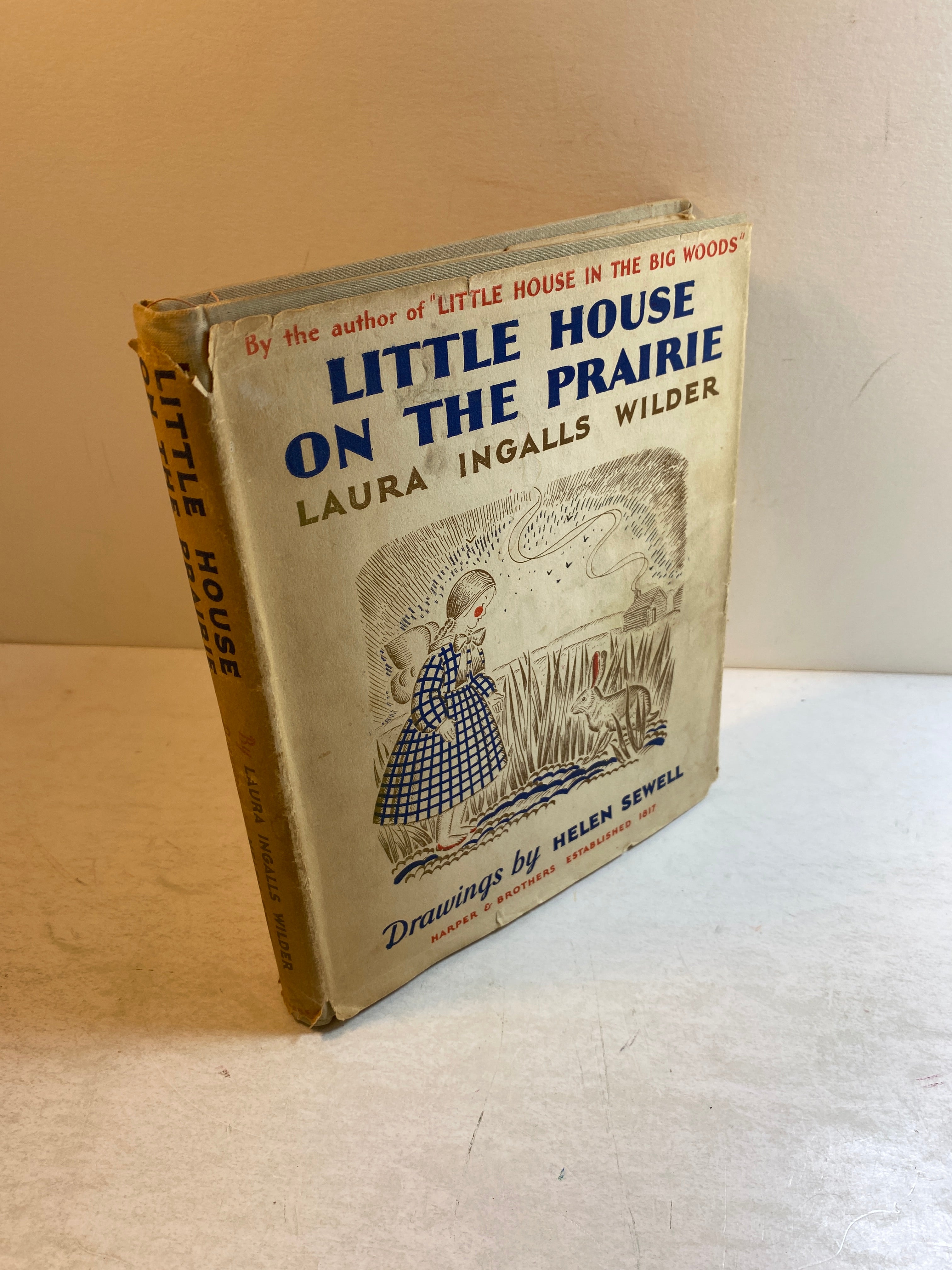 Little House on the Prairie Laura Ingalls Drawings by Helen Sewell HCDJ 1935