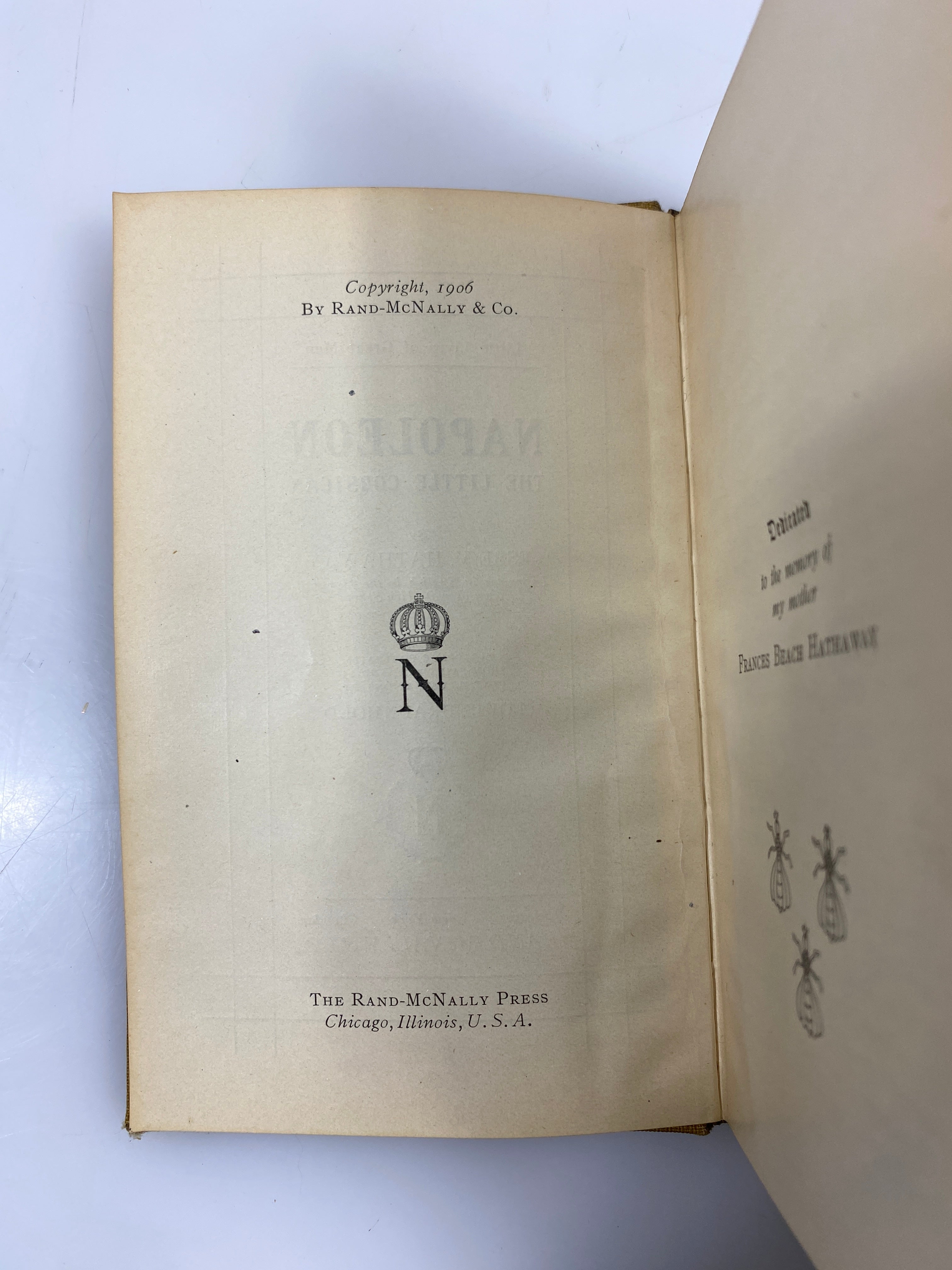 Little Lives of Great Men: Napoleon by Hathaway Rand-McNally 1906 HC