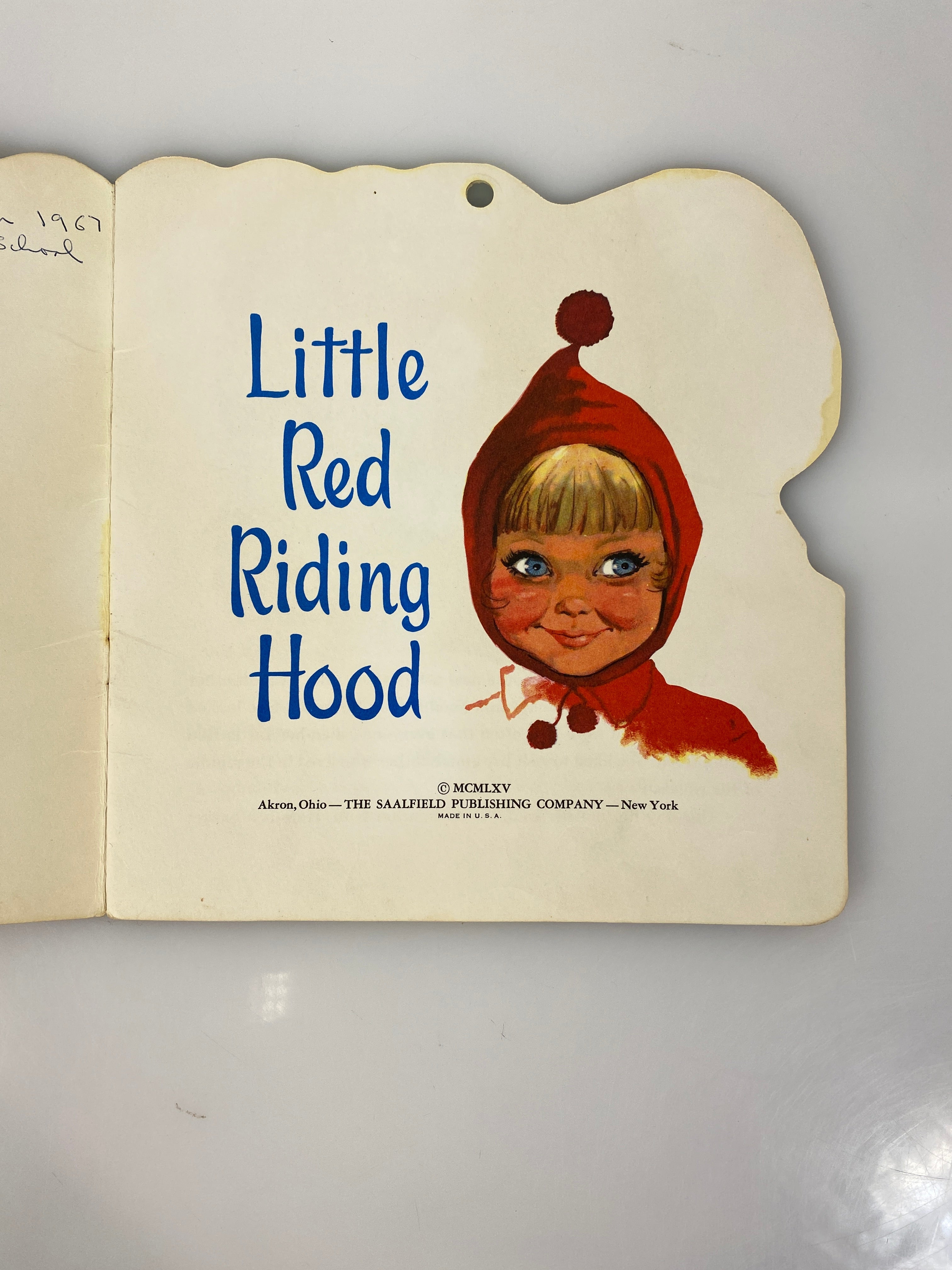 Little Red Riding Hood Artcraft vintage children's book 1965