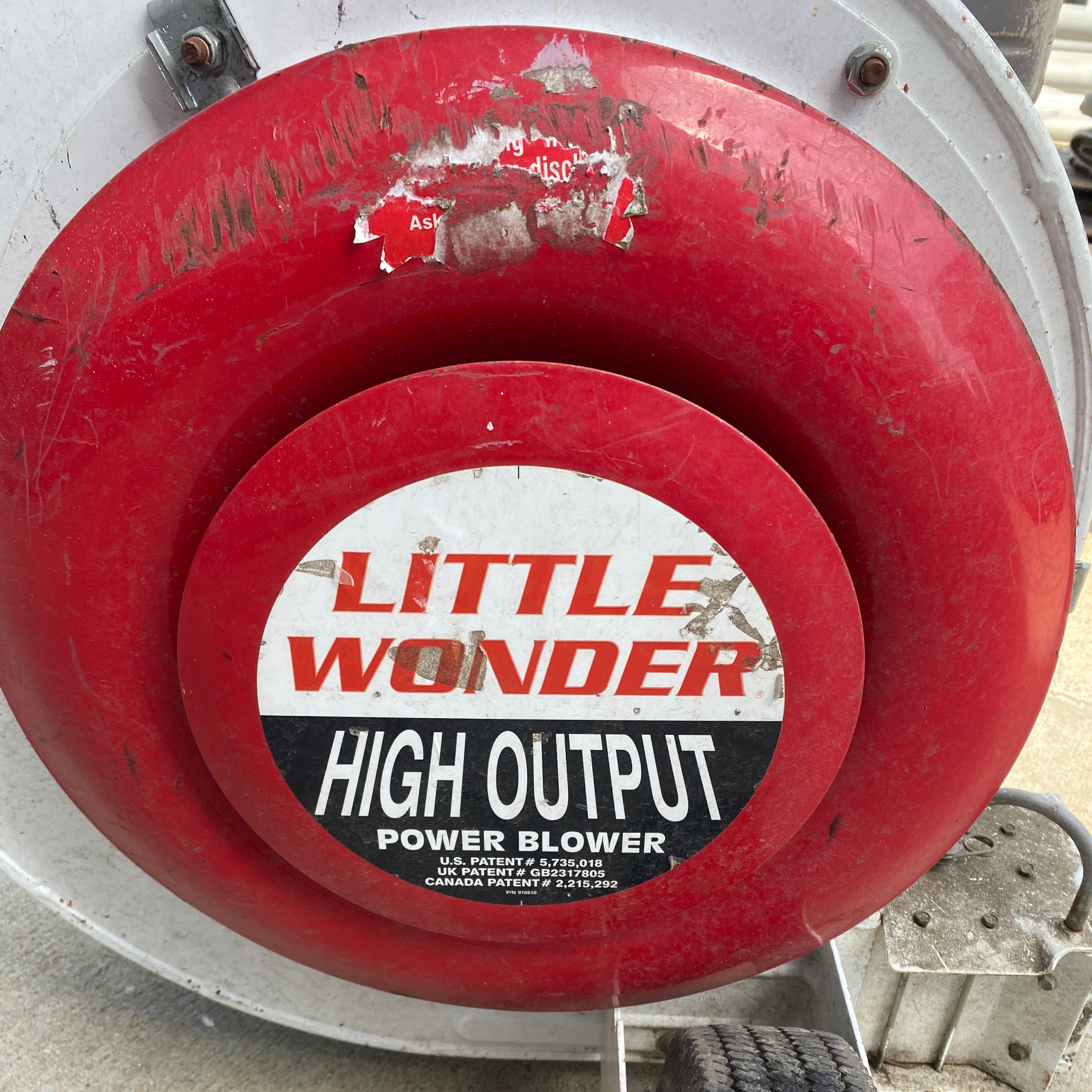 Little Wonder Walking Gas Power Leaf Blower
