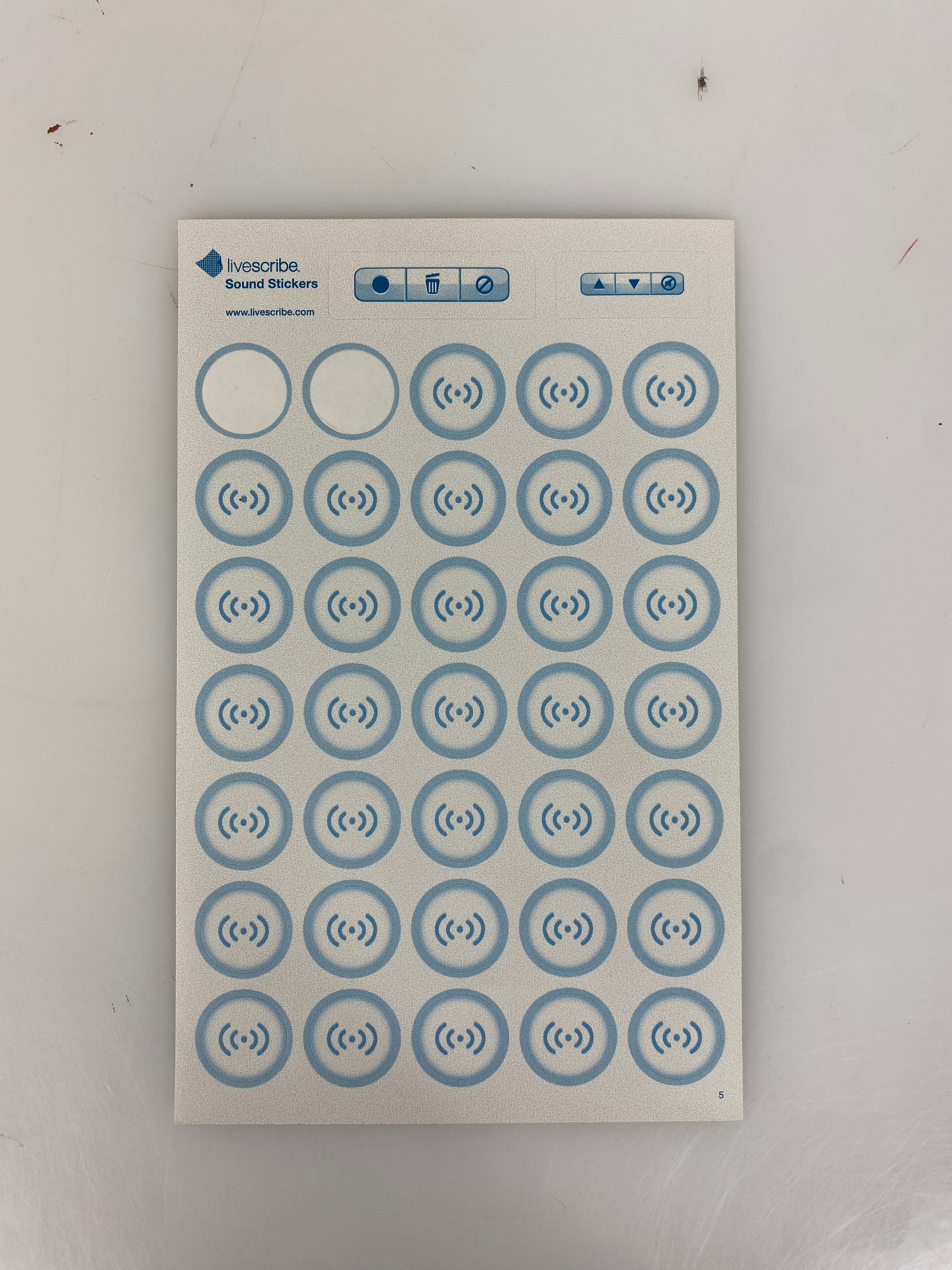 Livescribe Sound Stickers and Application