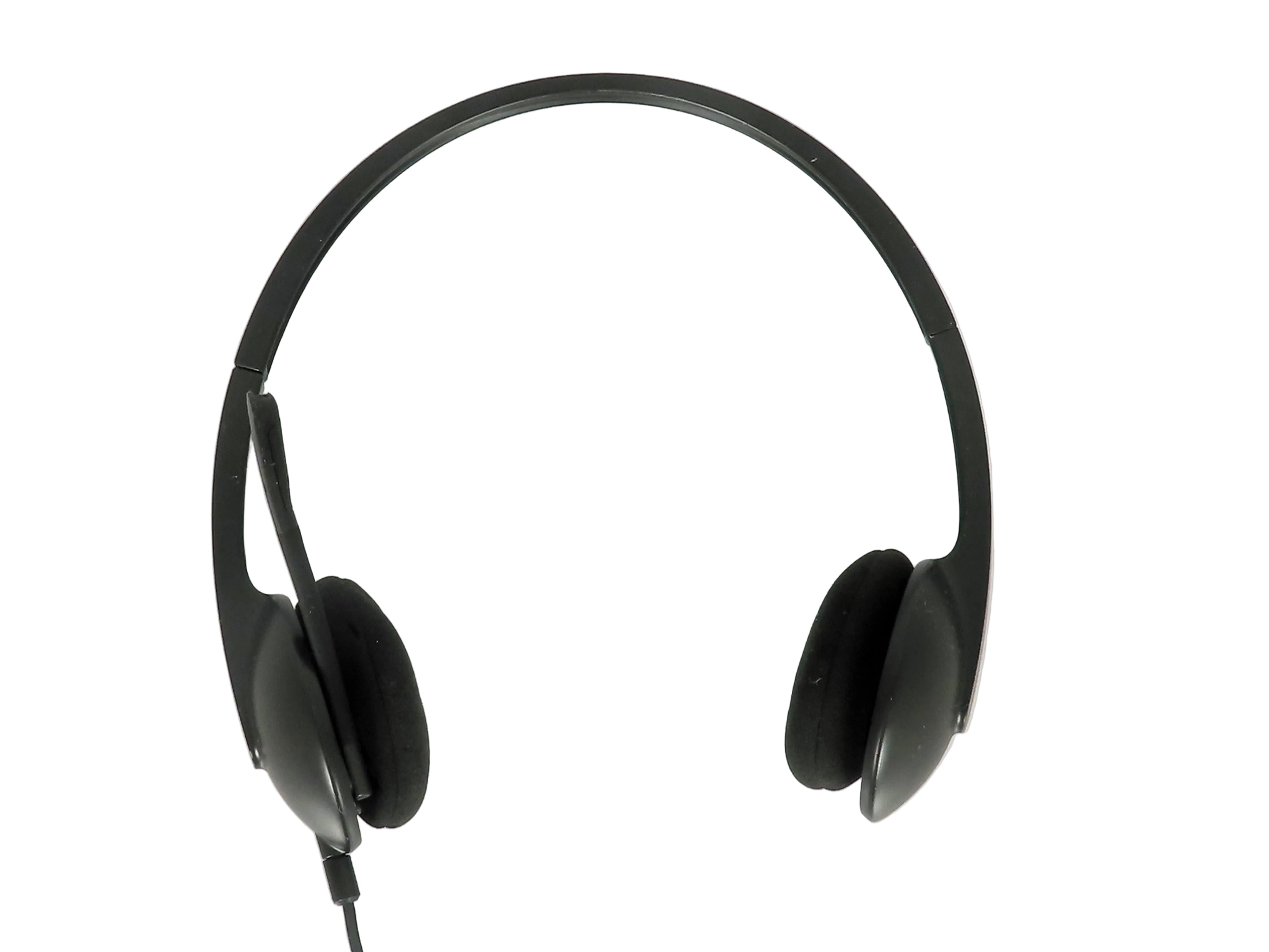 Logitech A-00044 Black Stereo Headset w/ Microphone