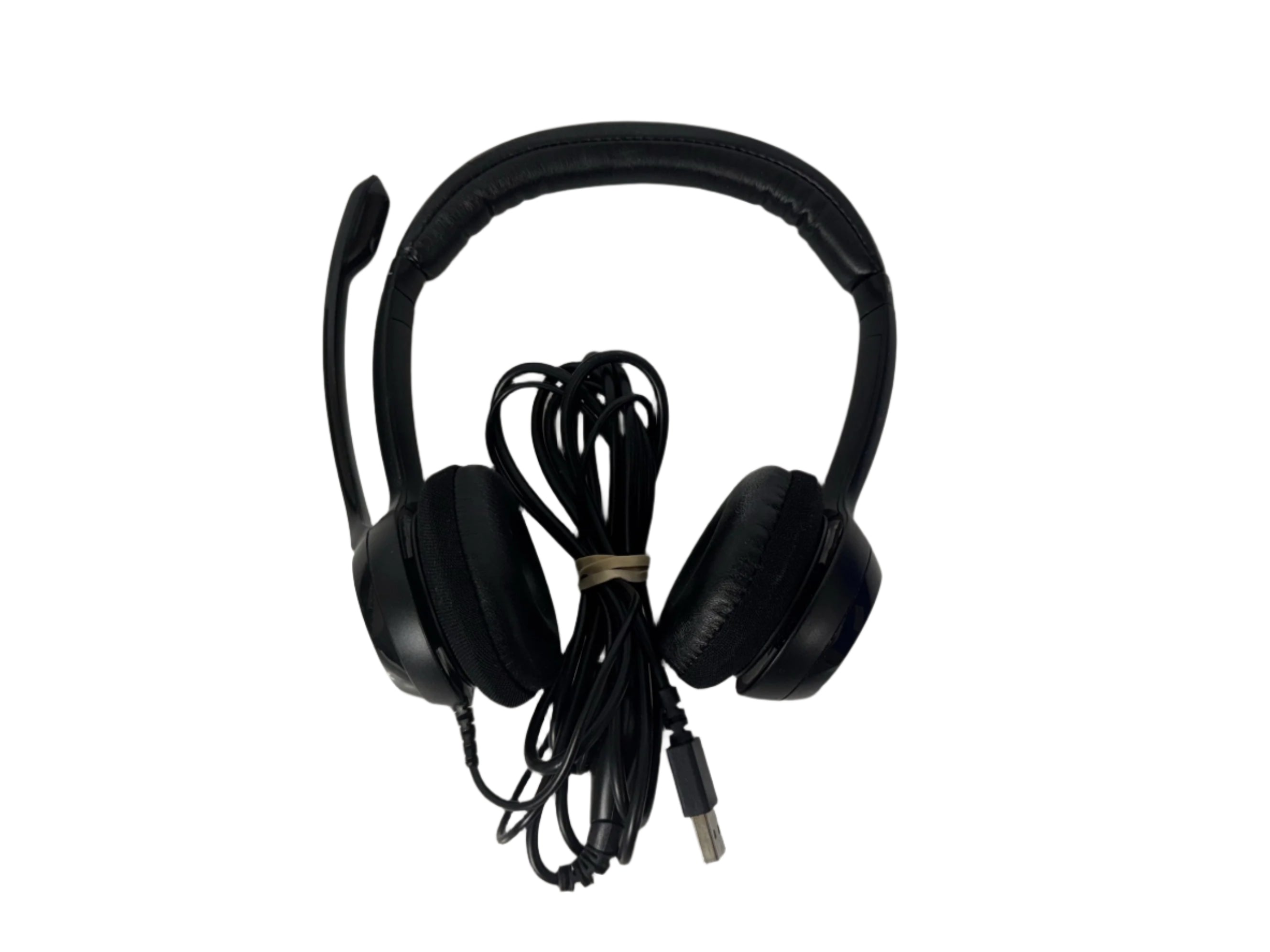 Logitech A-00146 Black Stereo Headset w/ Microphone