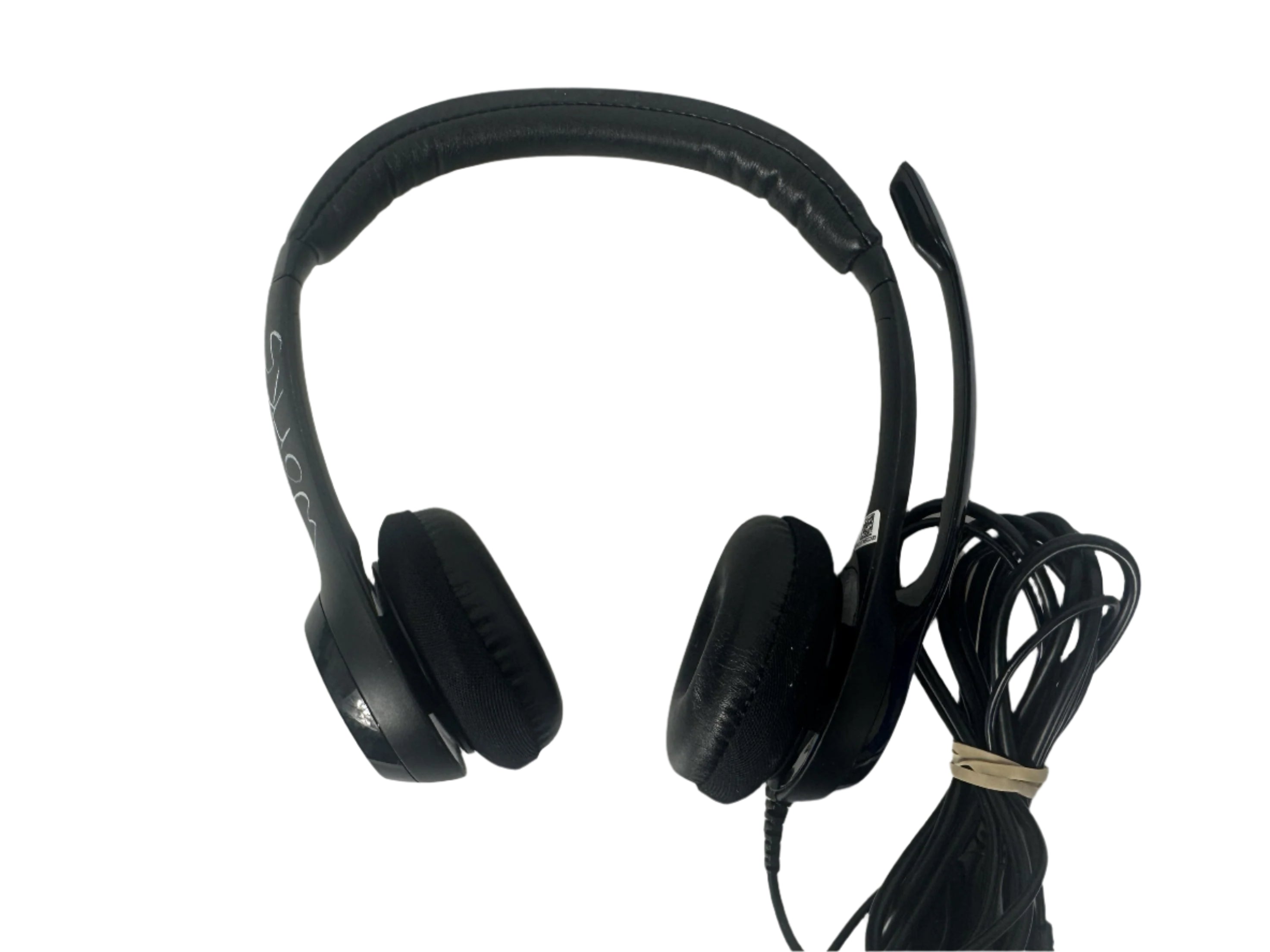 Logitech A-00146 Black Stereo Headset w/ Microphone
