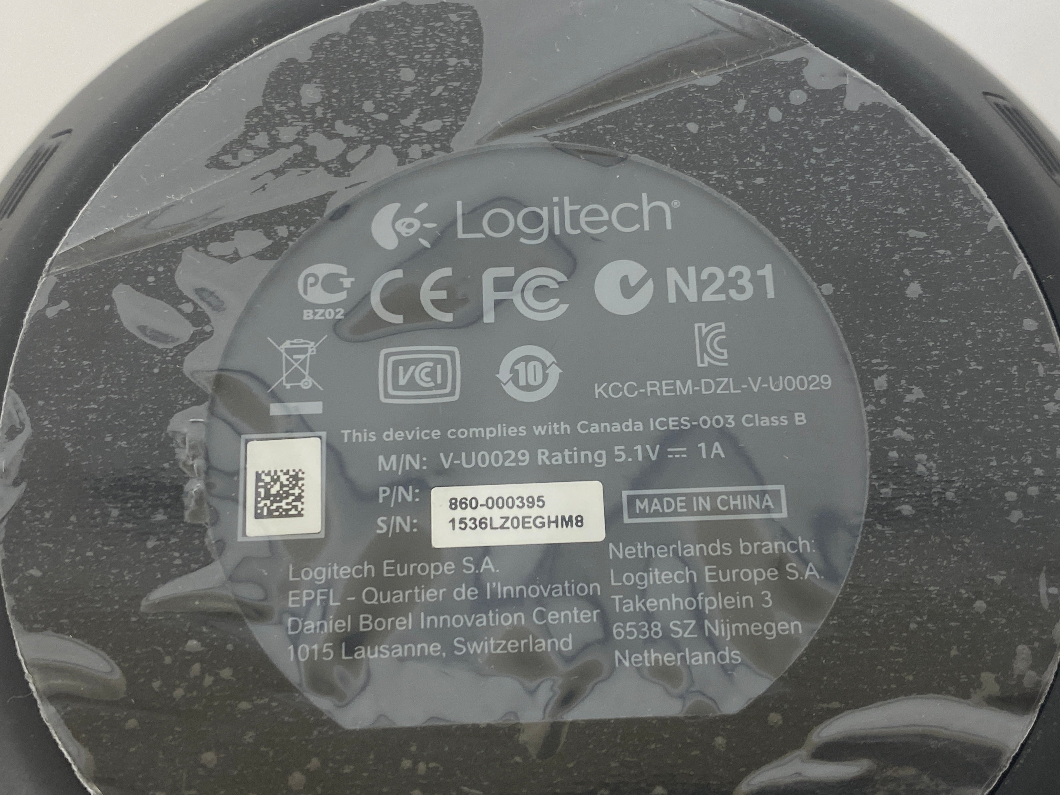 Logitech BCC950 ConferenceCam Video Conferencing Camera