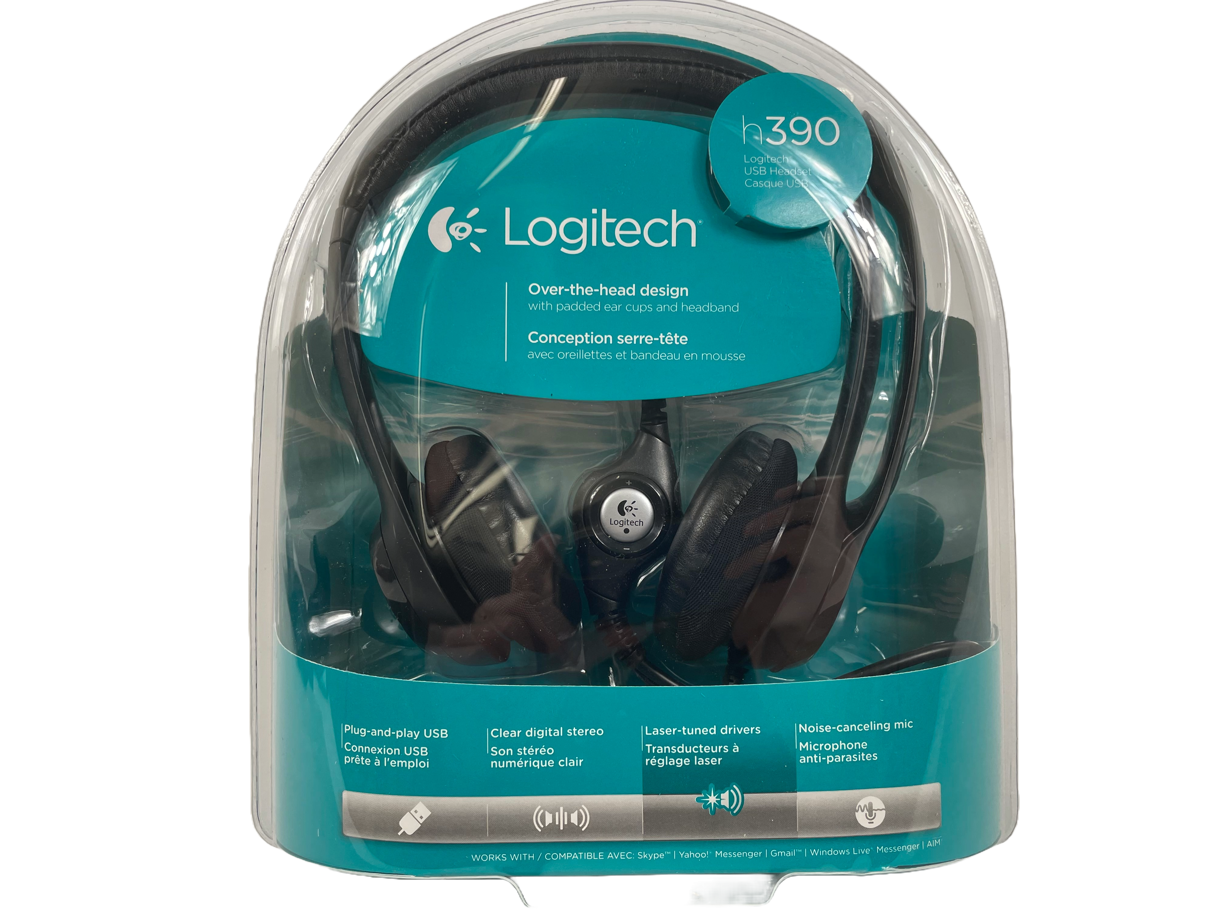 Logitech h390 USB Headset with Noise-Cancelling Mic