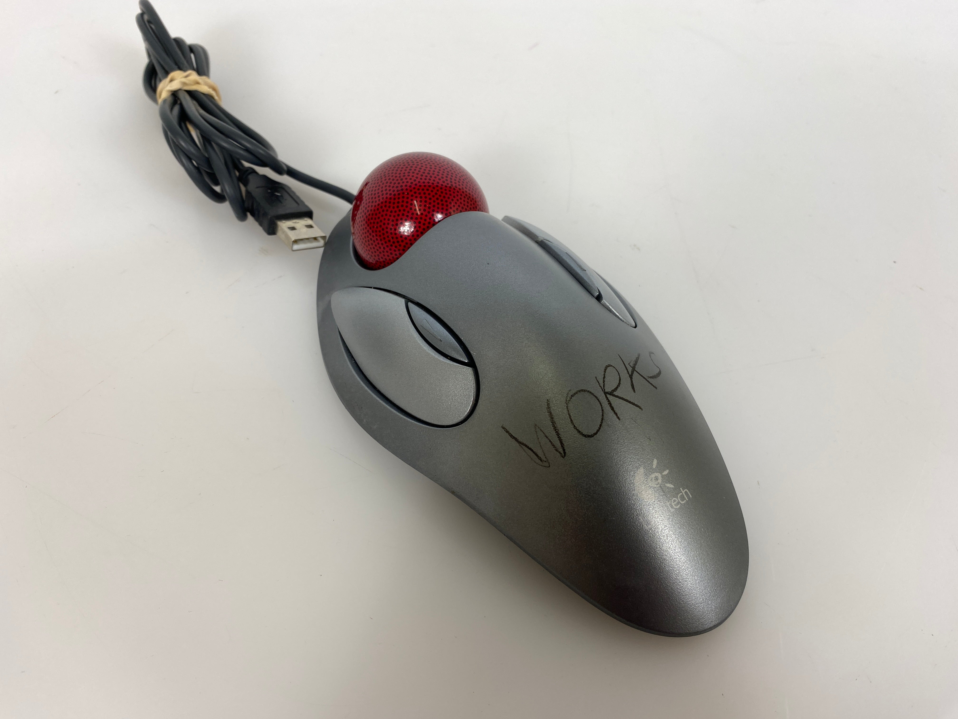 Logitech T-BC21 USB Optical Trackball Mouse