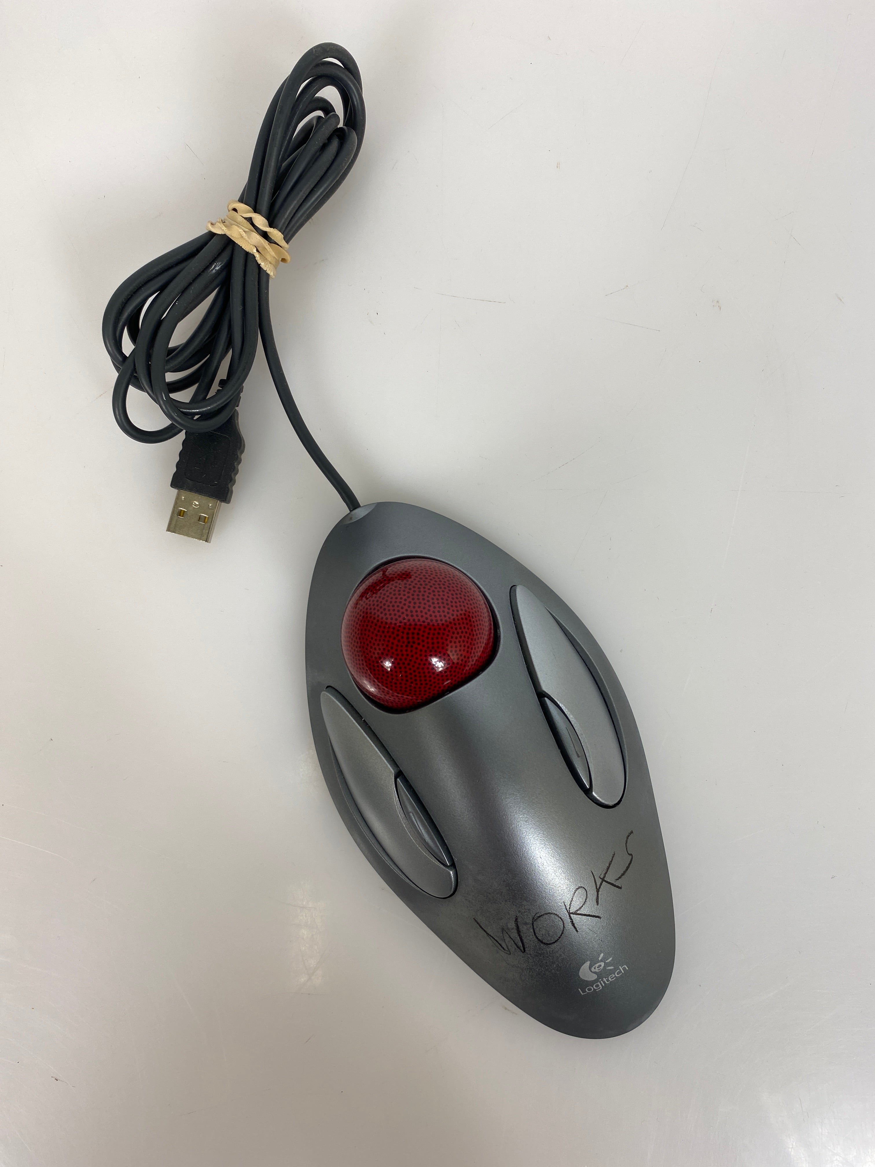 Logitech T-BC21 USB Optical Trackball Mouse