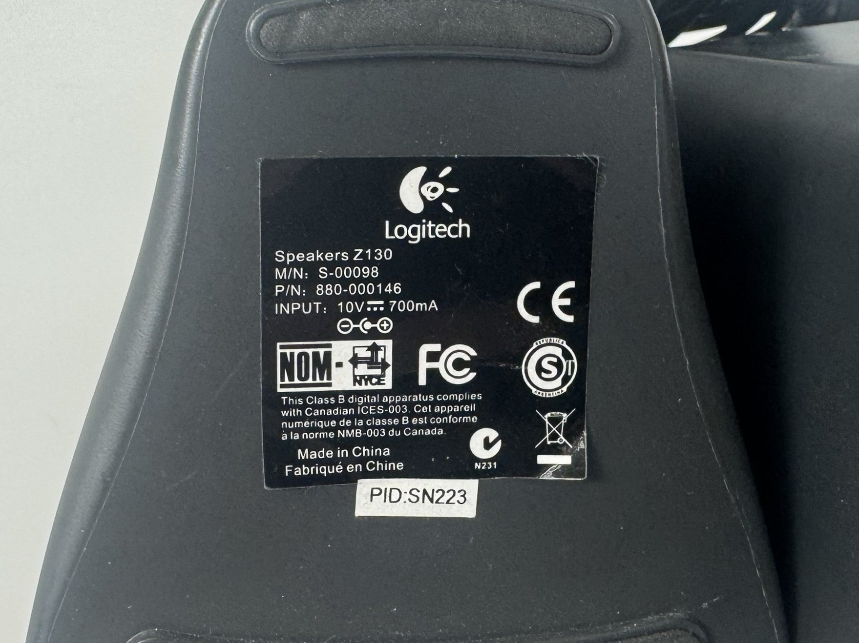 Logitech Z130 Speakers