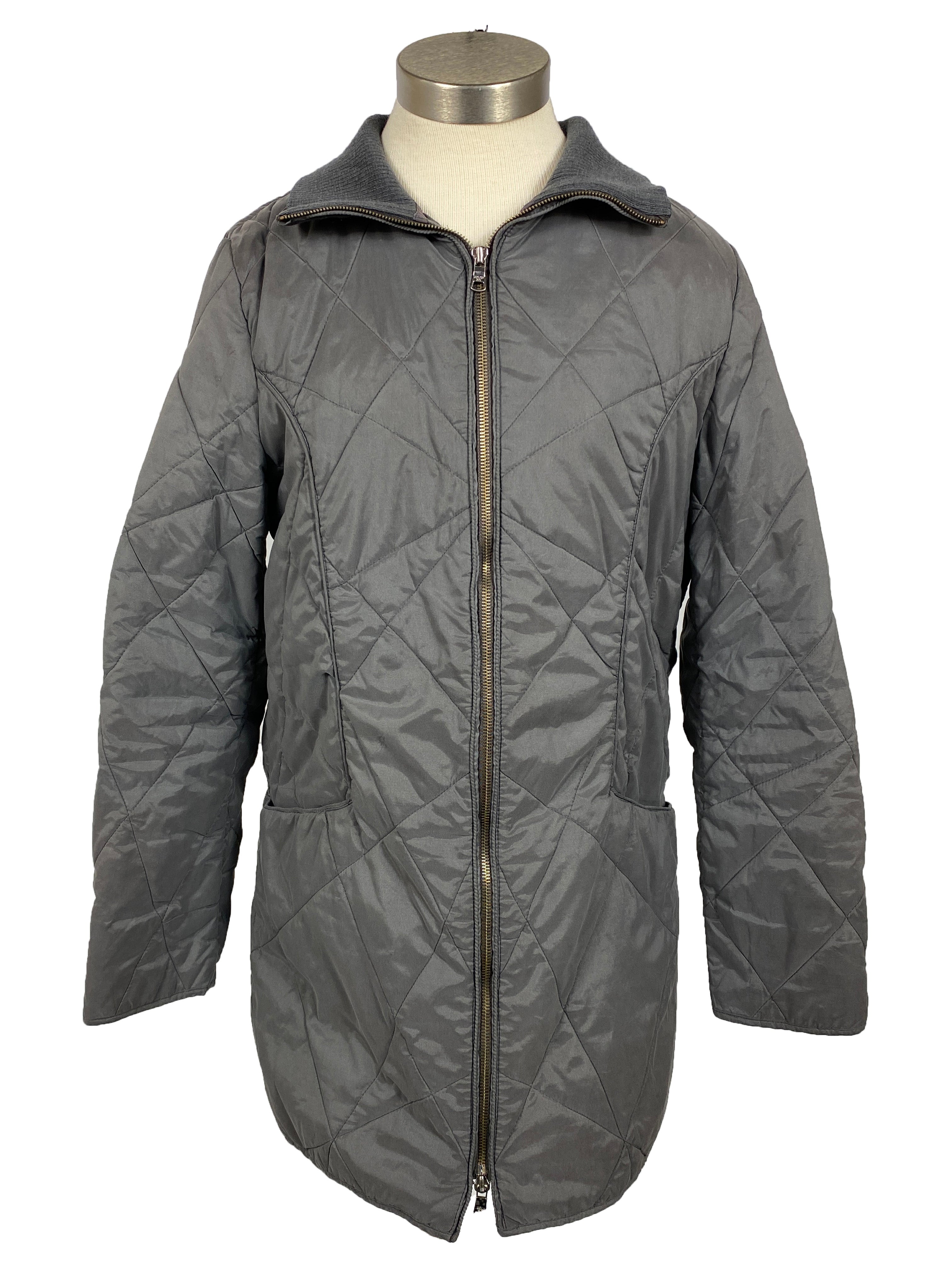 London Fog Gray Coat Women's Size L