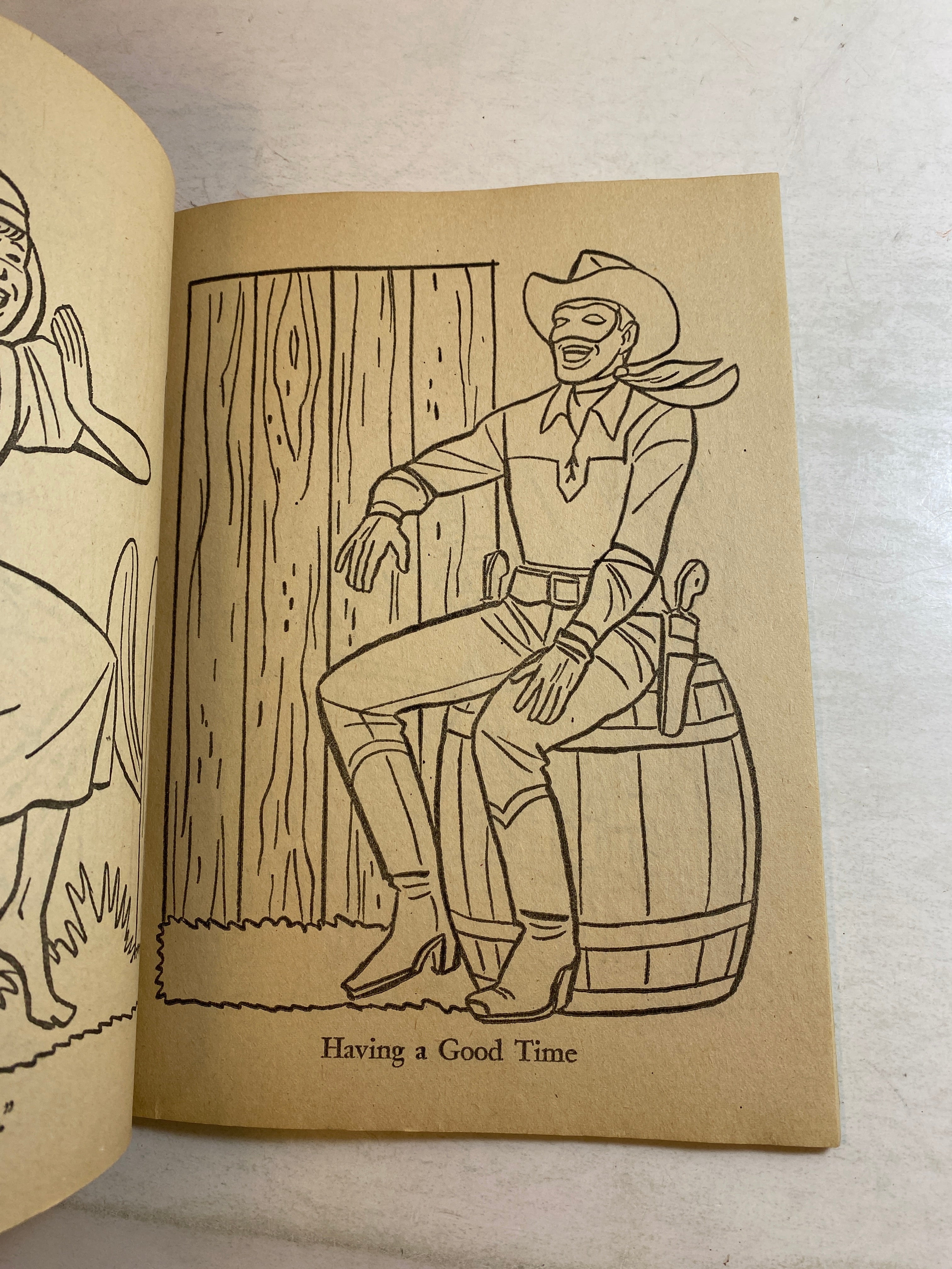 Lone Ranger Coloring Book Whitman 1975