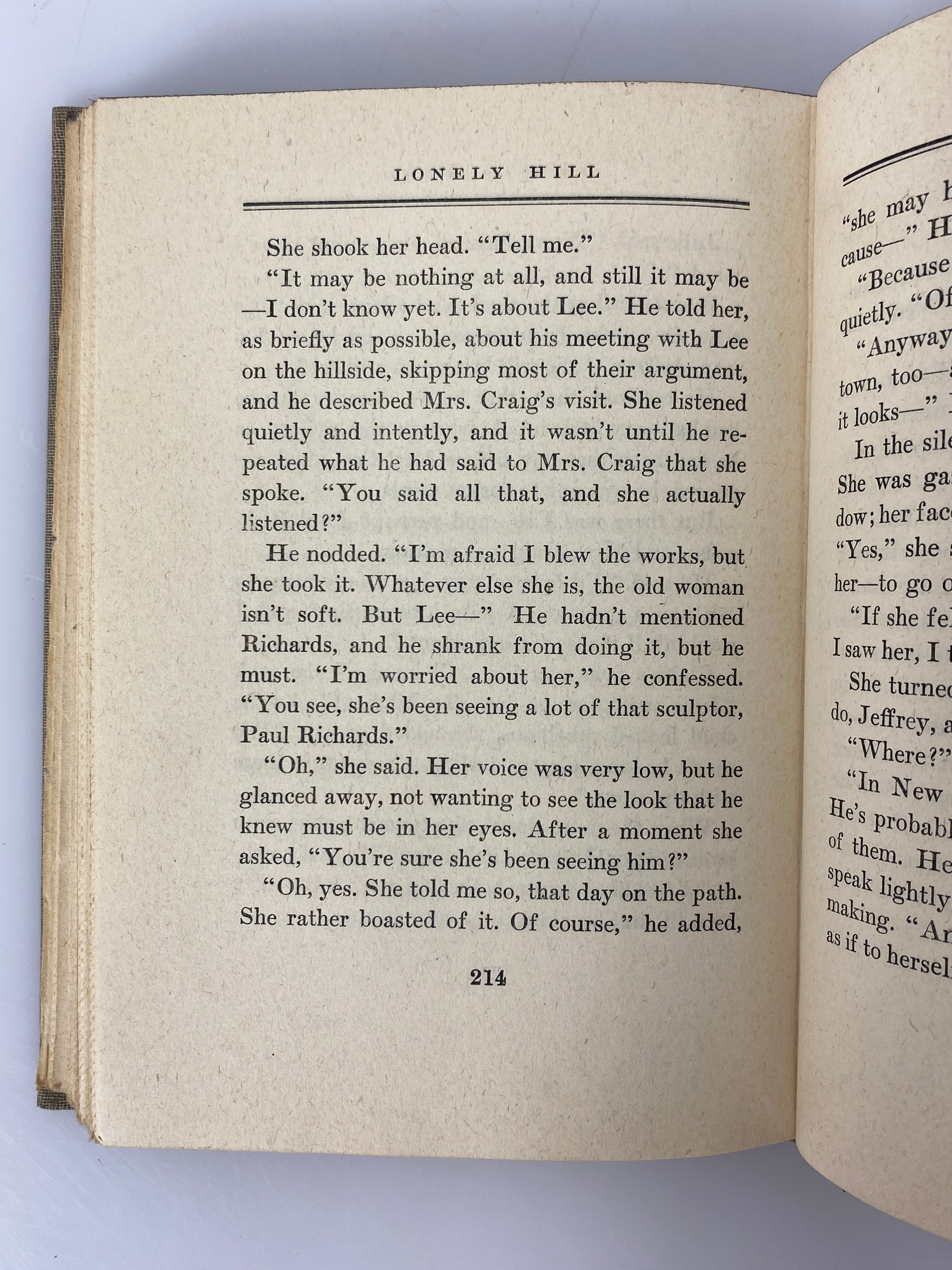 Lonely Hill by Phyllis Arthur 1946 Samuel Curl Vintage HC