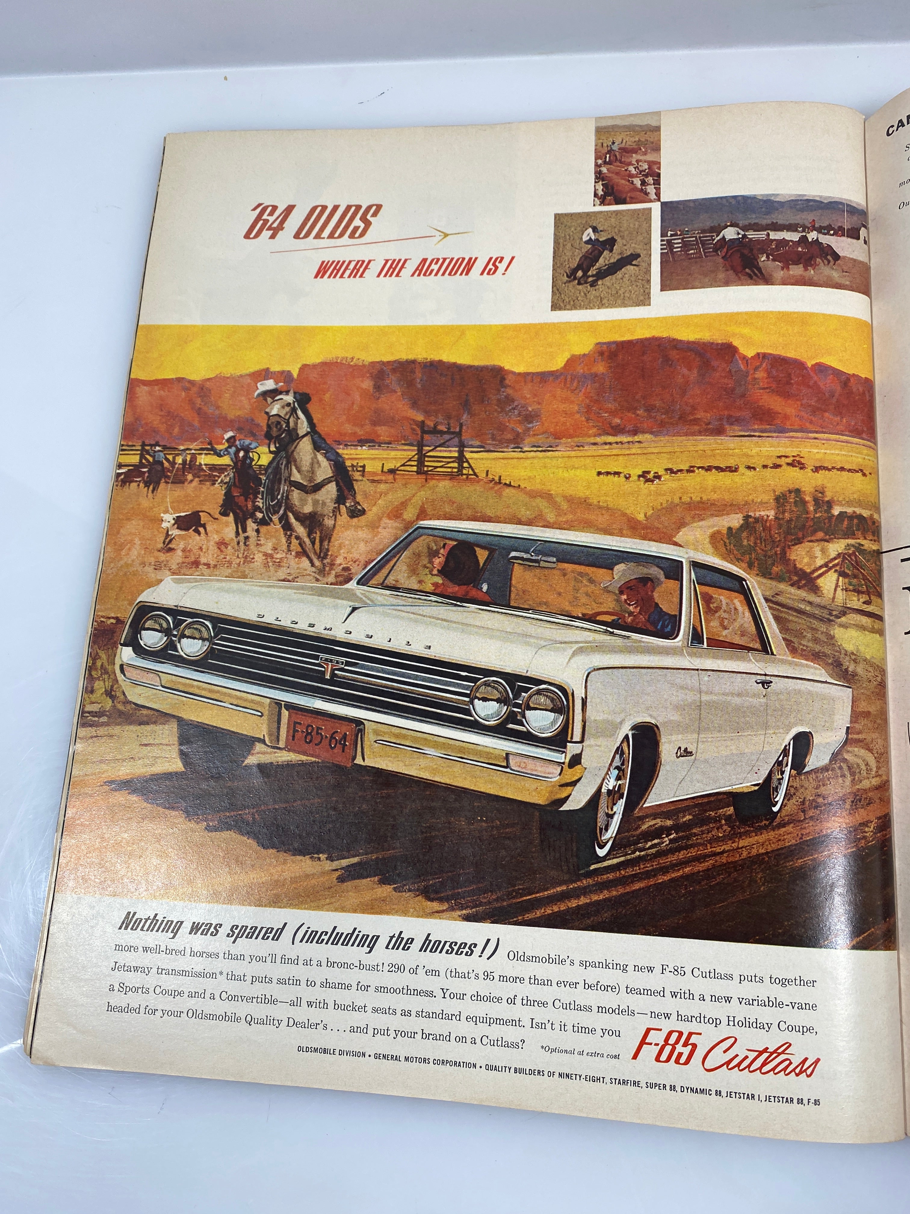 Look Magazine John F. Kennedy JFK and Son 1963