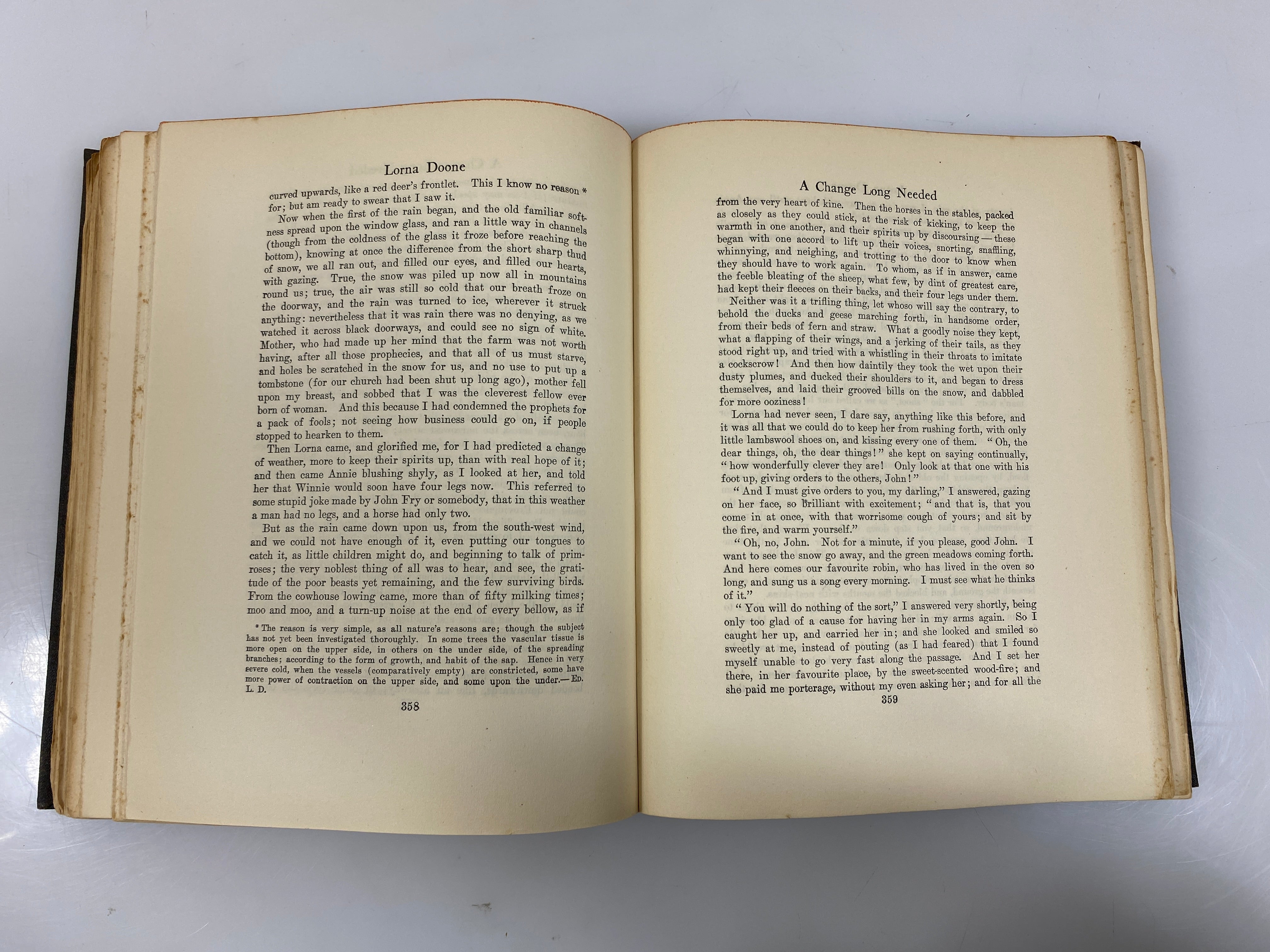 Lorna Doone by Blackmore 1930 HC
