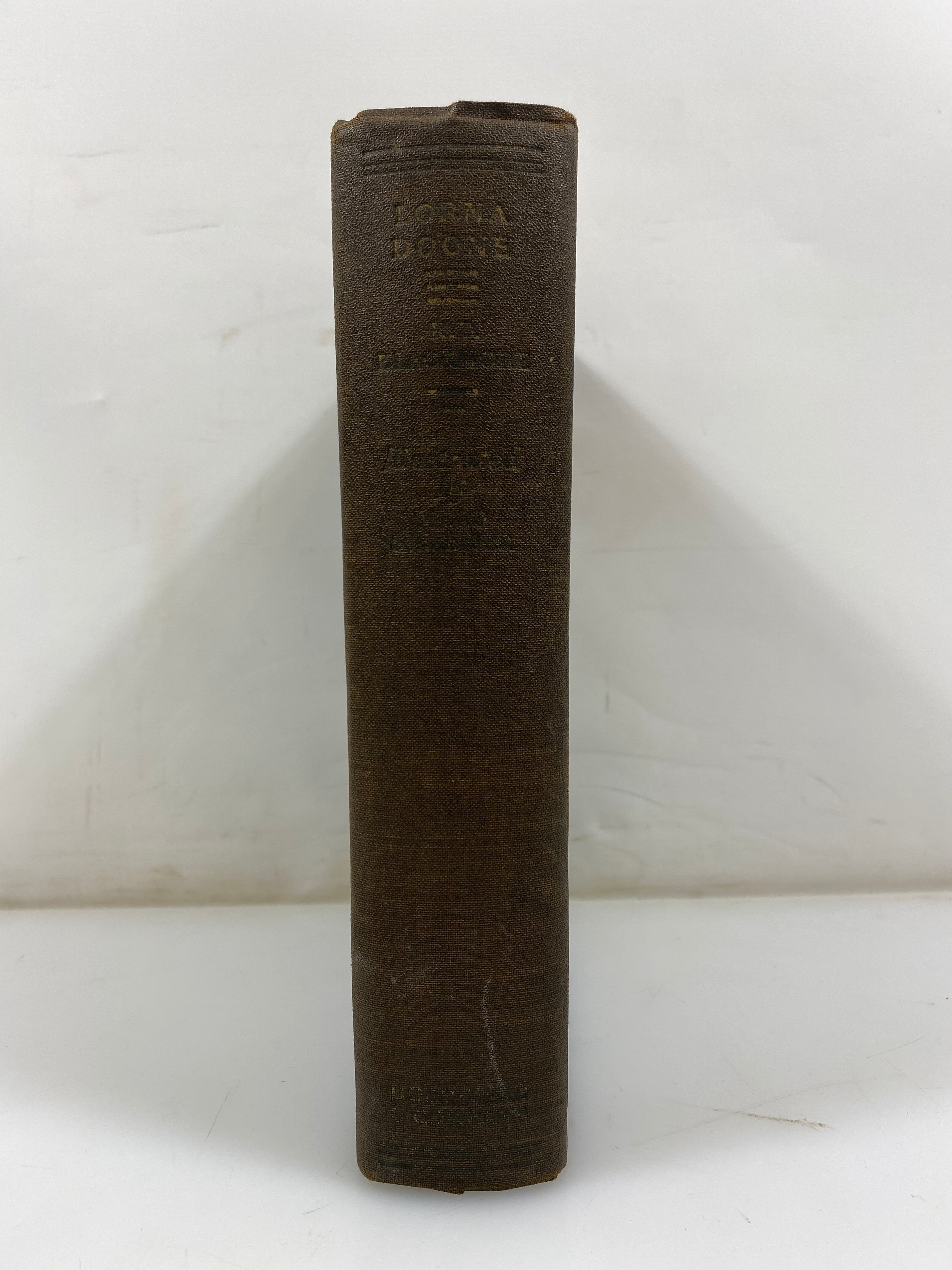 Lorna Doone by Blackmore 1930 HC