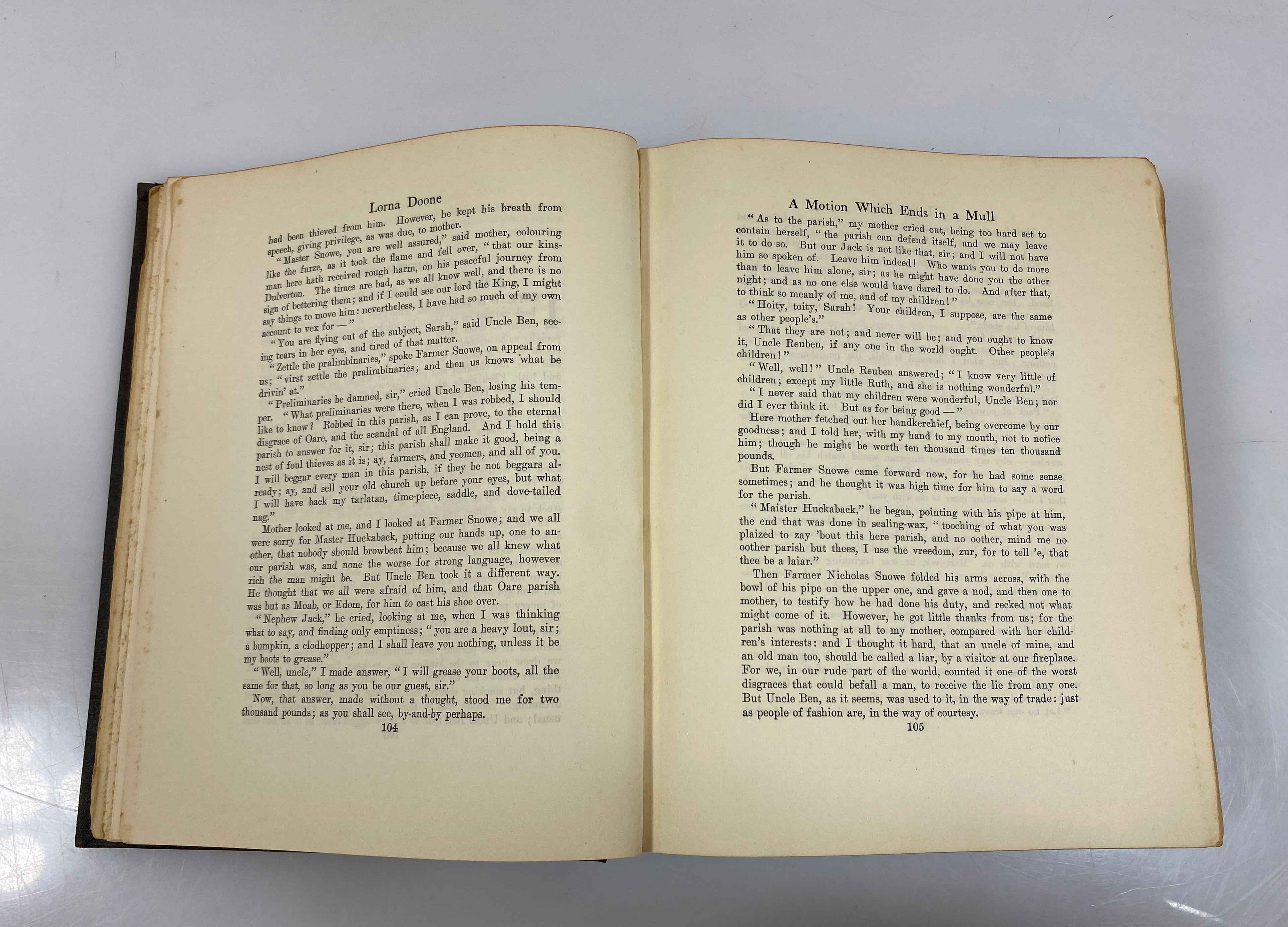 Lorna Doone by Blackmore 1930 HC