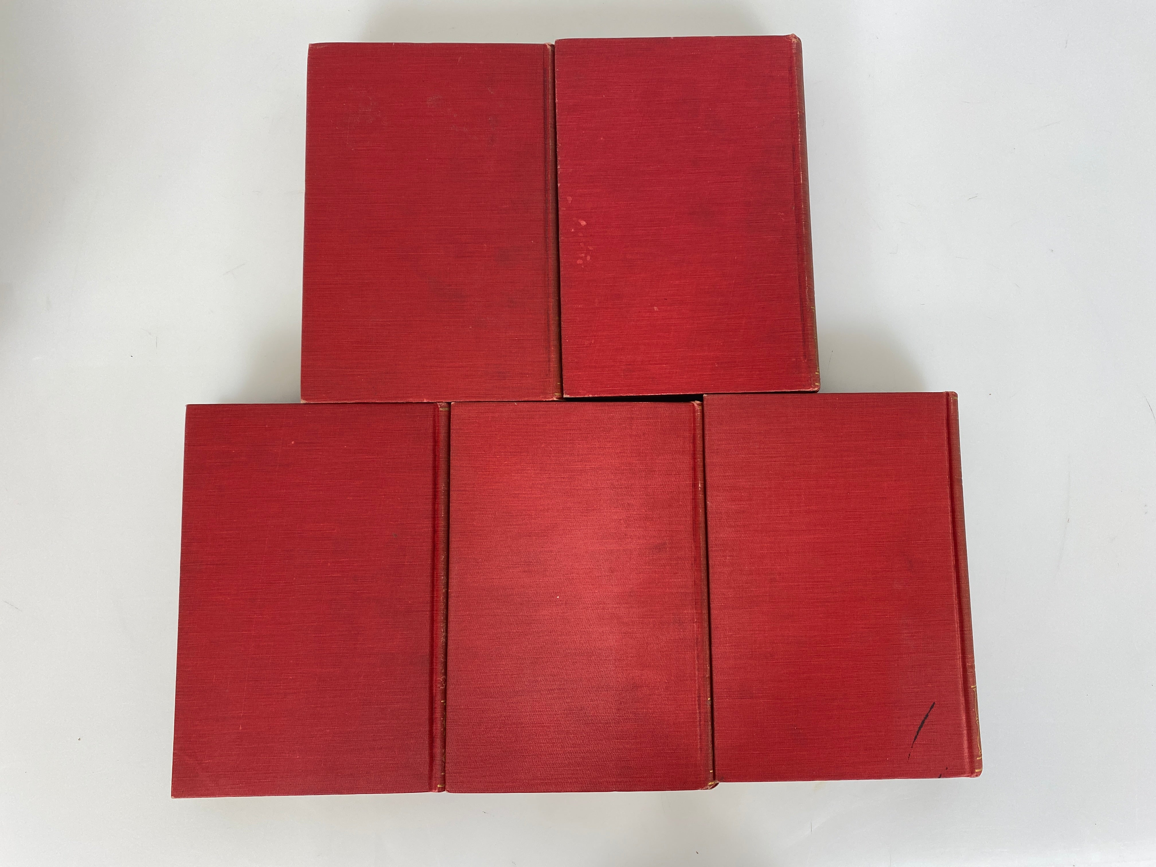 Lot of 10 Beacon Lights of History by John Lord 1912-1913 Antique HC