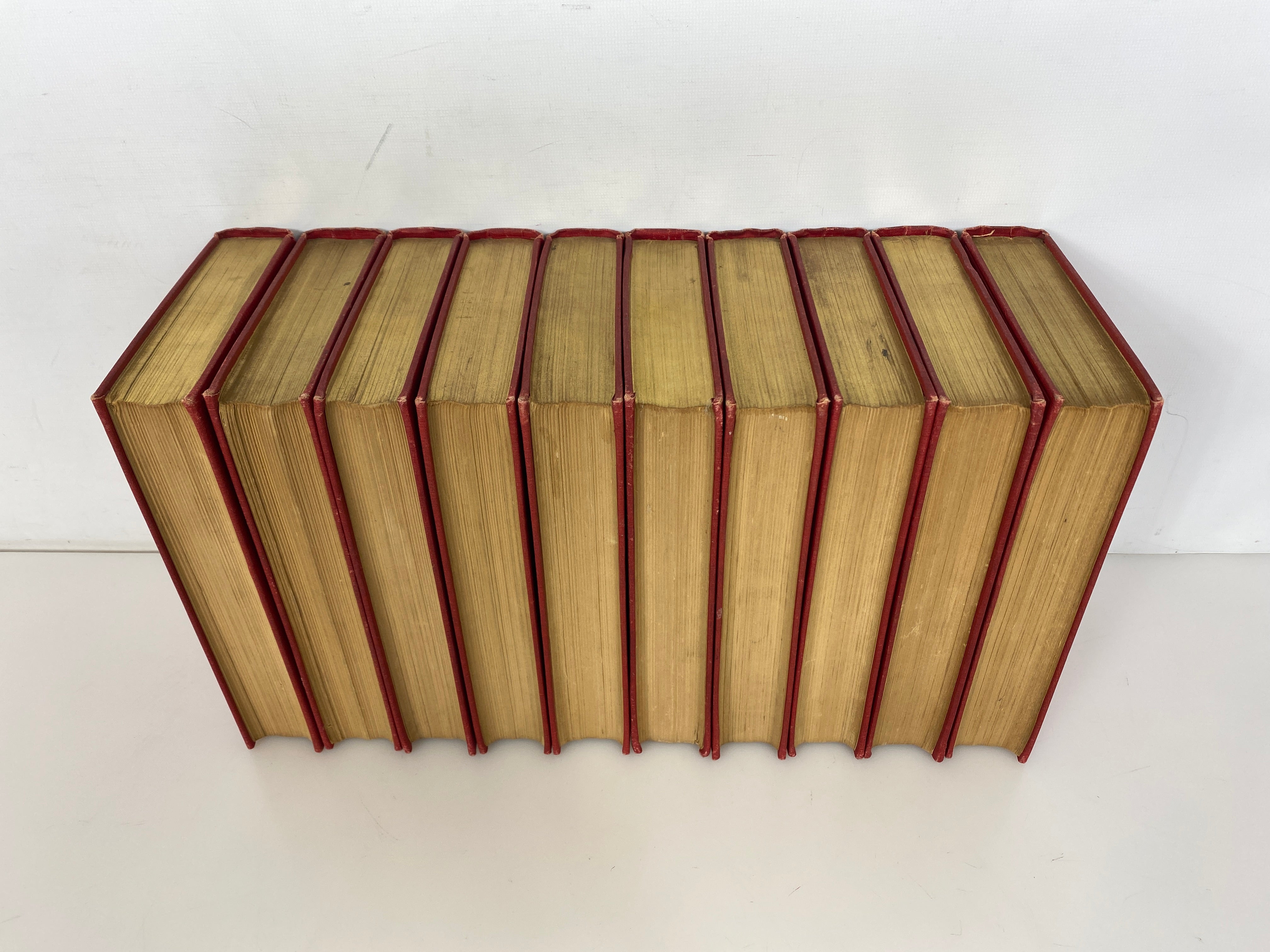 Lot of 10 Beacon Lights of History by John Lord 1912-1913 Antique HC