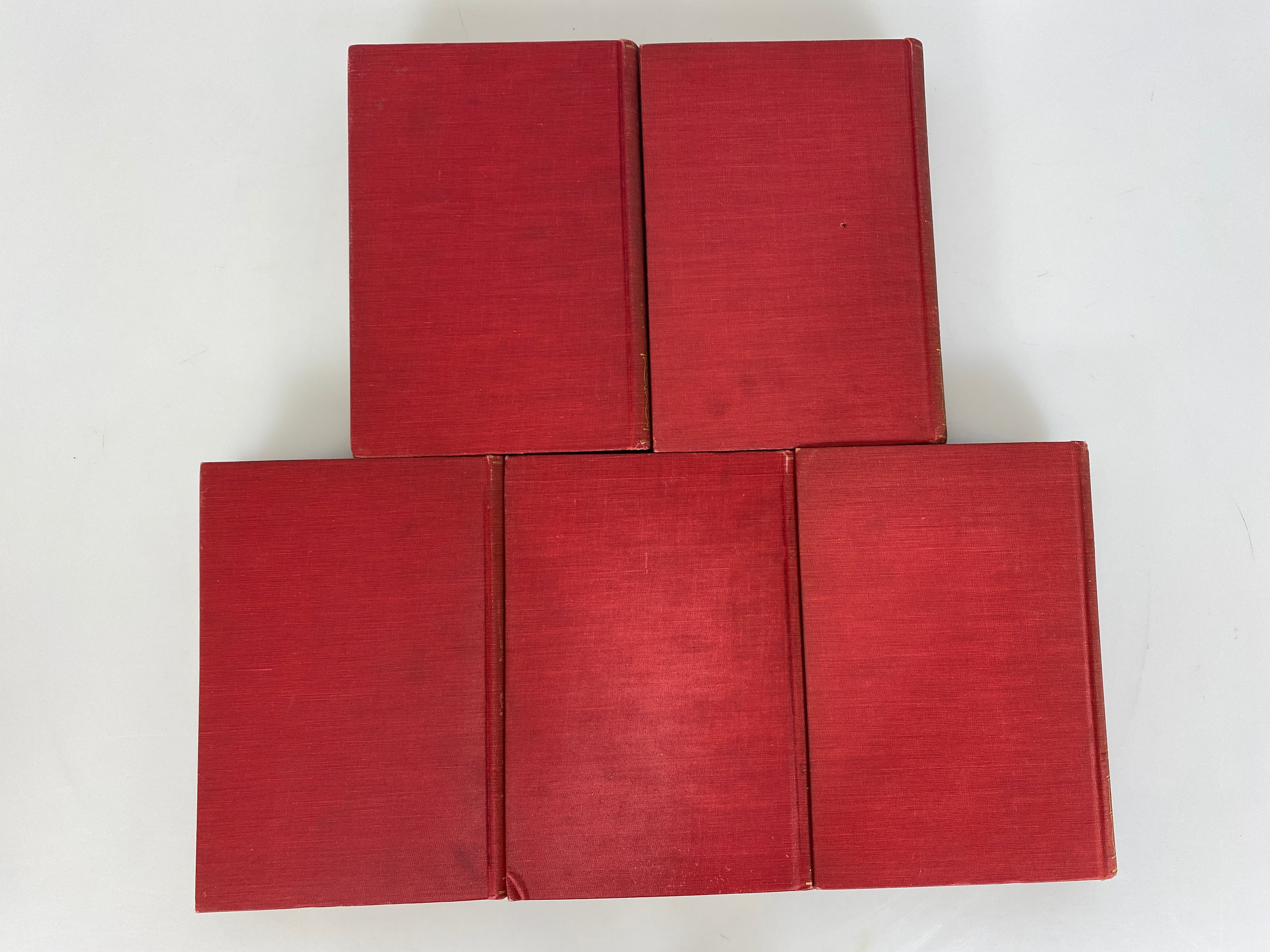 Lot of 10 Beacon Lights of History by John Lord 1912-1913 Antique HC