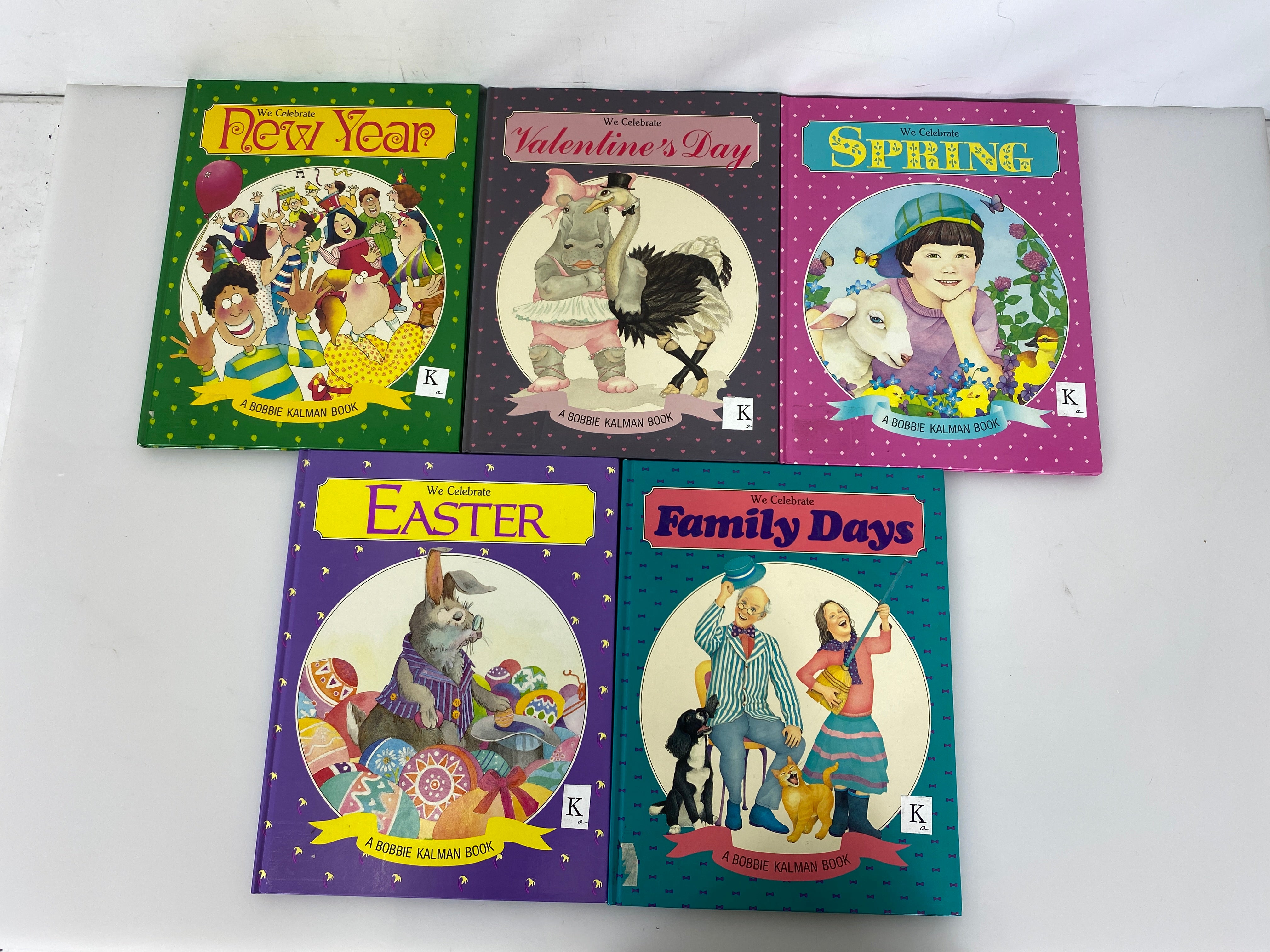 Lot of 10 Bobbie Kalman "We Celebrate" Holidays & Festivals Series 1985-86 HC