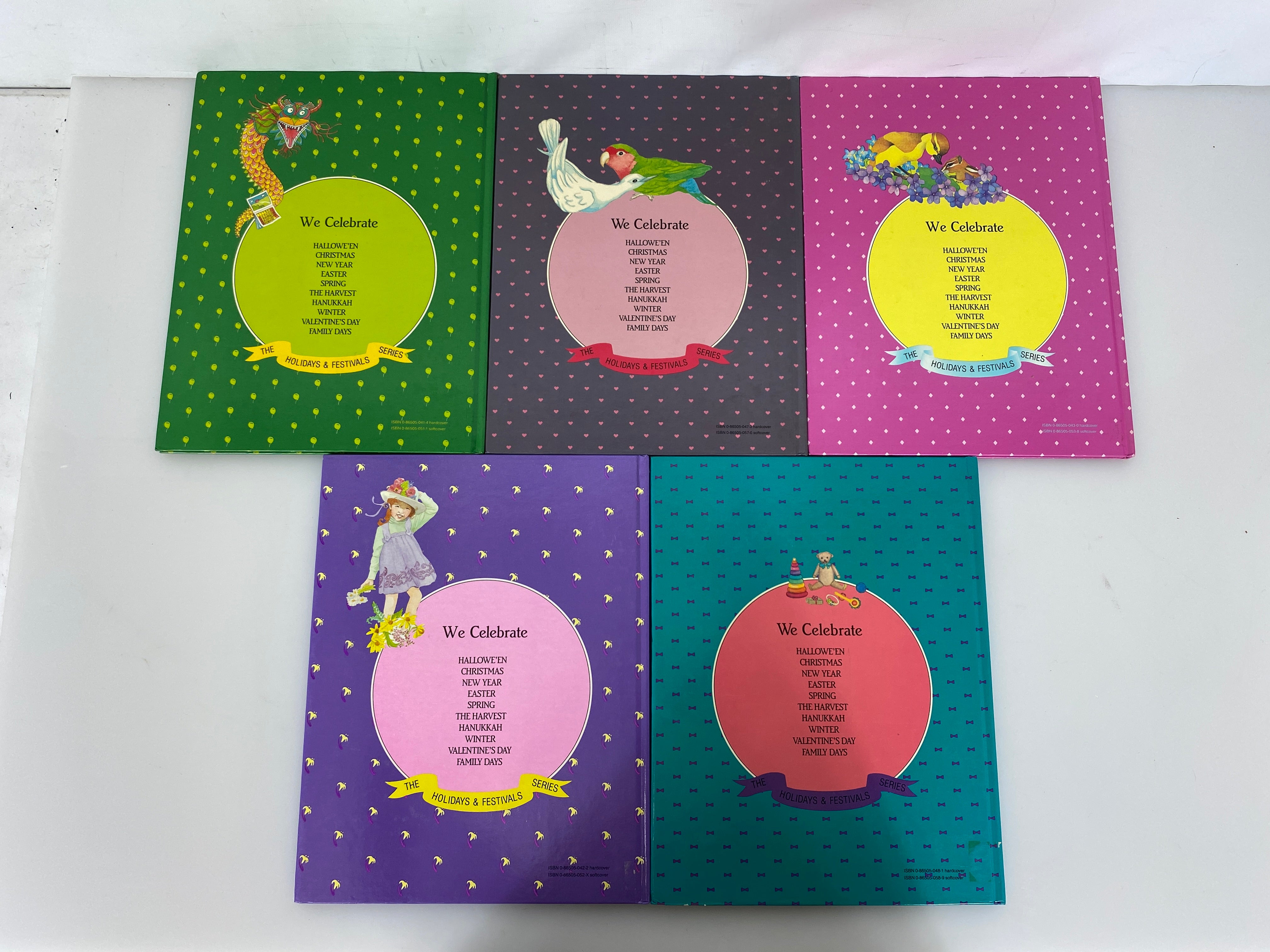 Lot of 10 Bobbie Kalman "We Celebrate" Holidays & Festivals Series 1985-86 HC