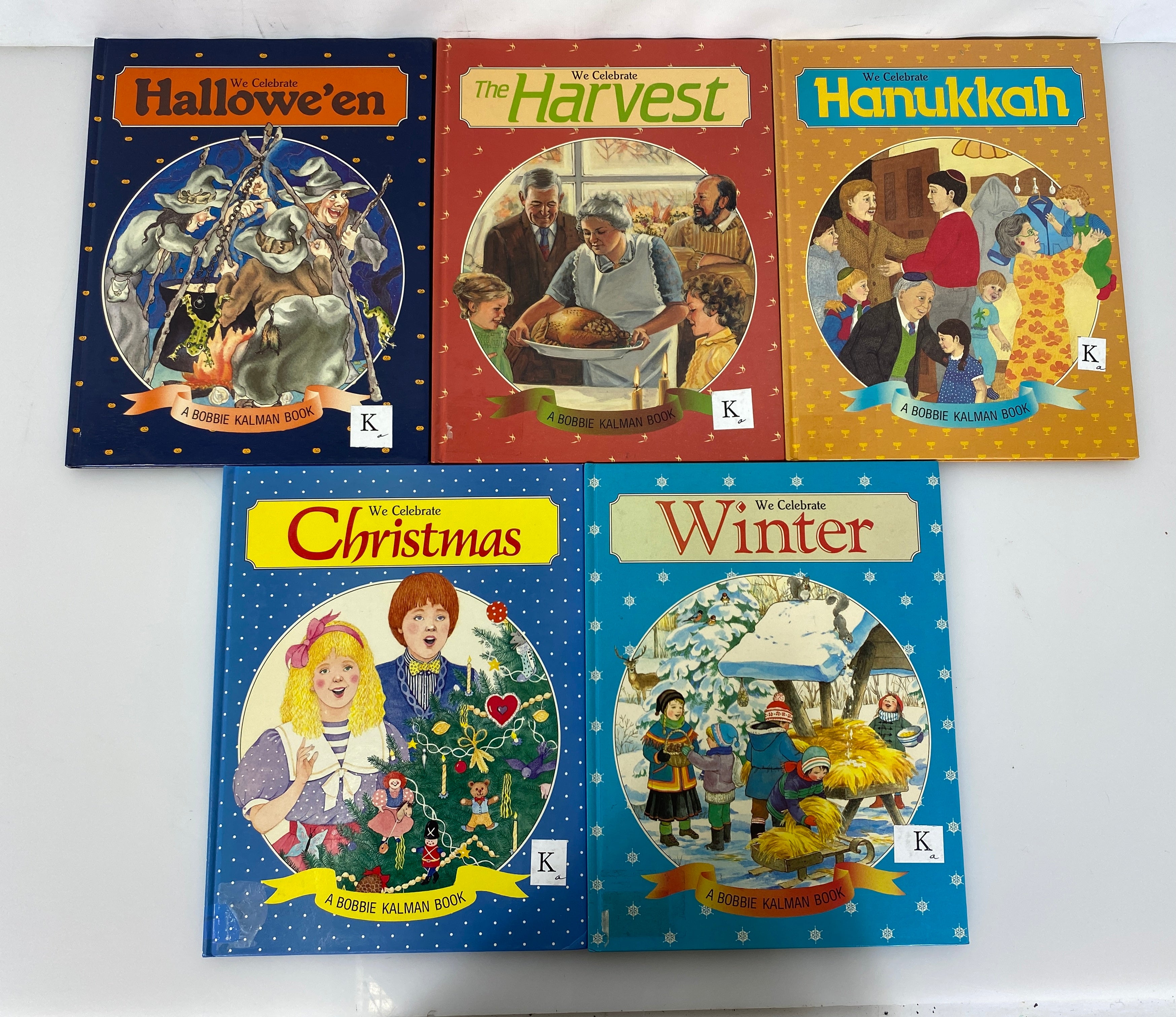 Lot of 10 Bobbie Kalman "We Celebrate" Holidays & Festivals Series 1985-86 HC