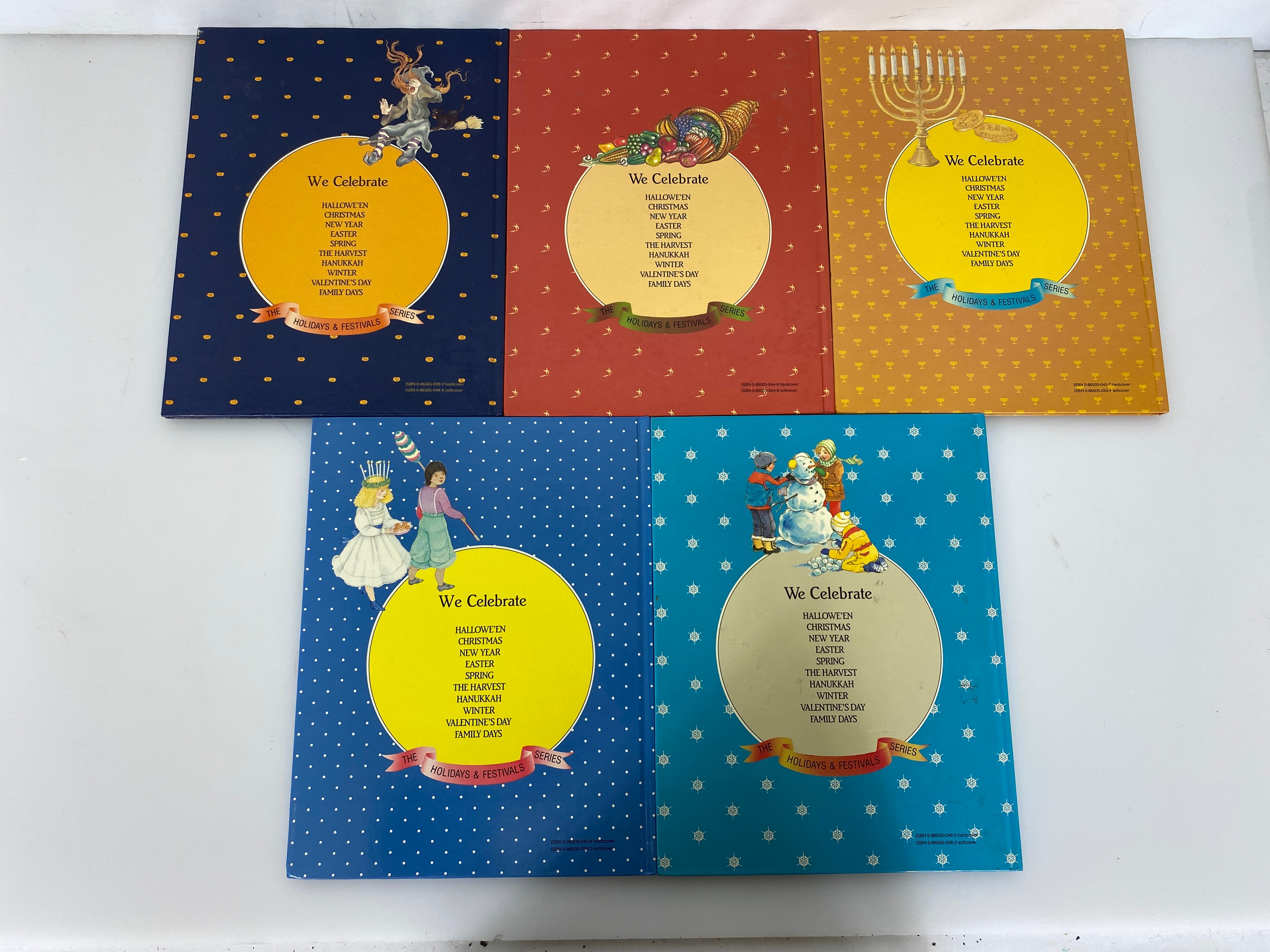 Lot of 10 Bobbie Kalman "We Celebrate" Holidays & Festivals Series 1985-86 HC