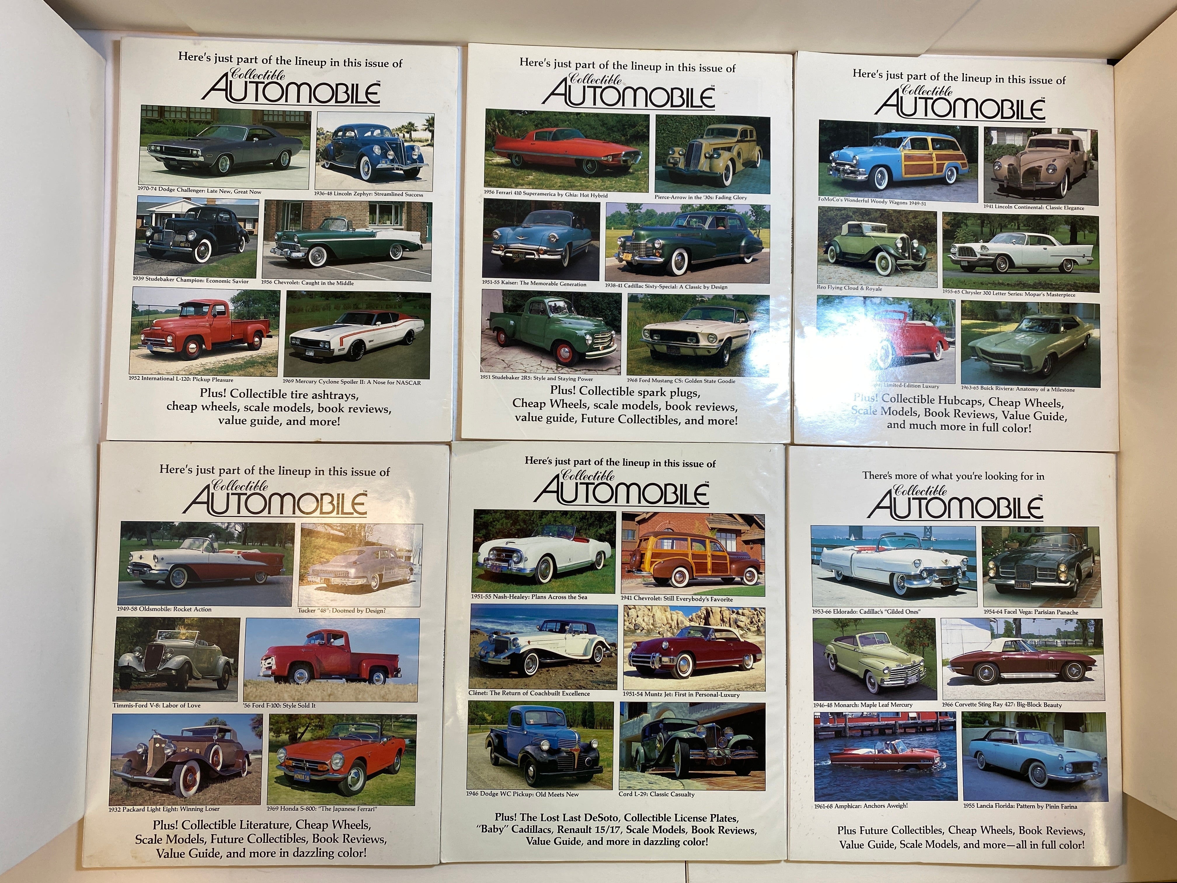 Lot of 10 Collectible Automobile Magazines 1984-1985