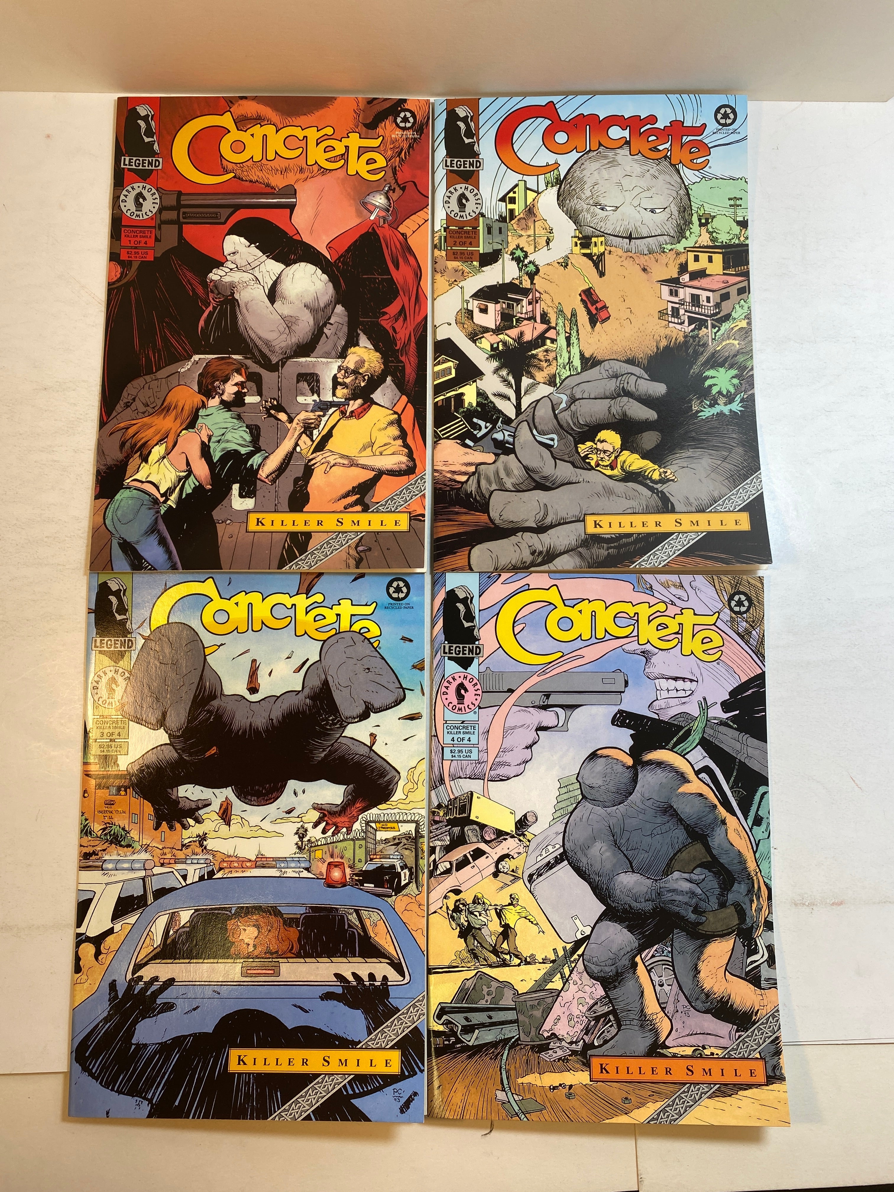 Lot of 10 Concrete Dark Horse Comics Killer Smile Human Dilemma 1994-2005