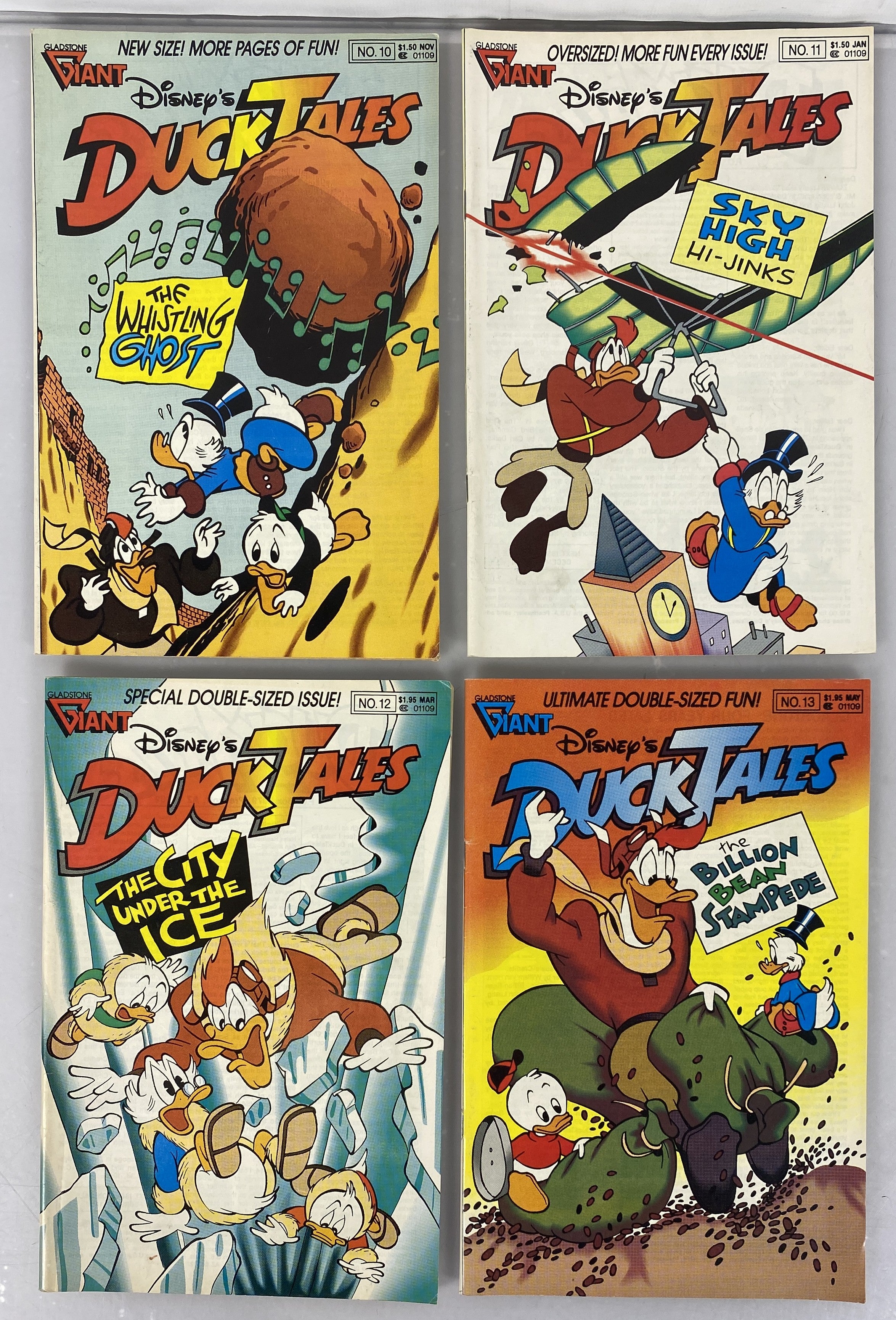 Lot of 10 DuckTales Gladstone Comics 1988-1990