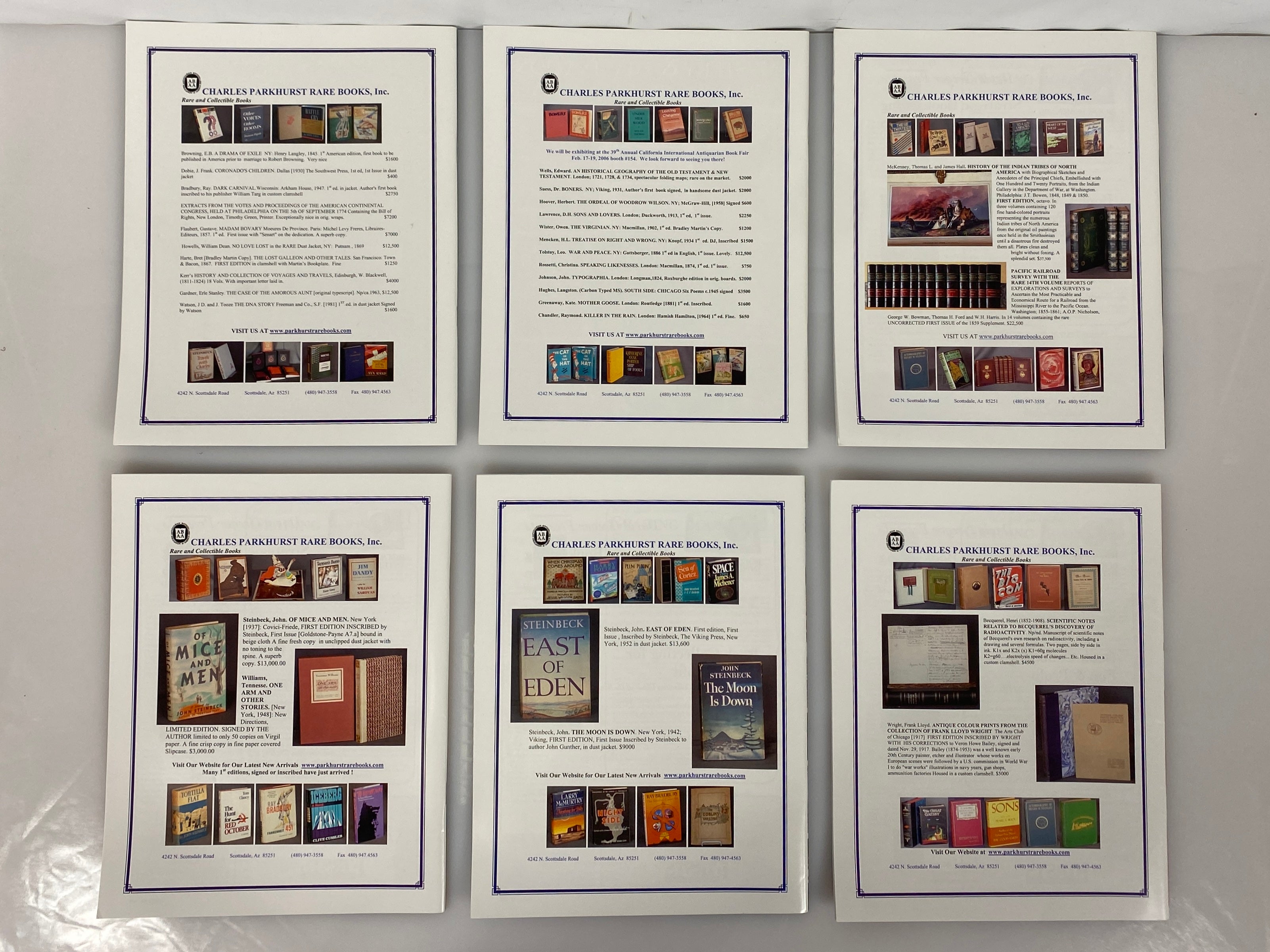 Lot of 10 Firsts Book Collector's Magazine (2006 Full Year)