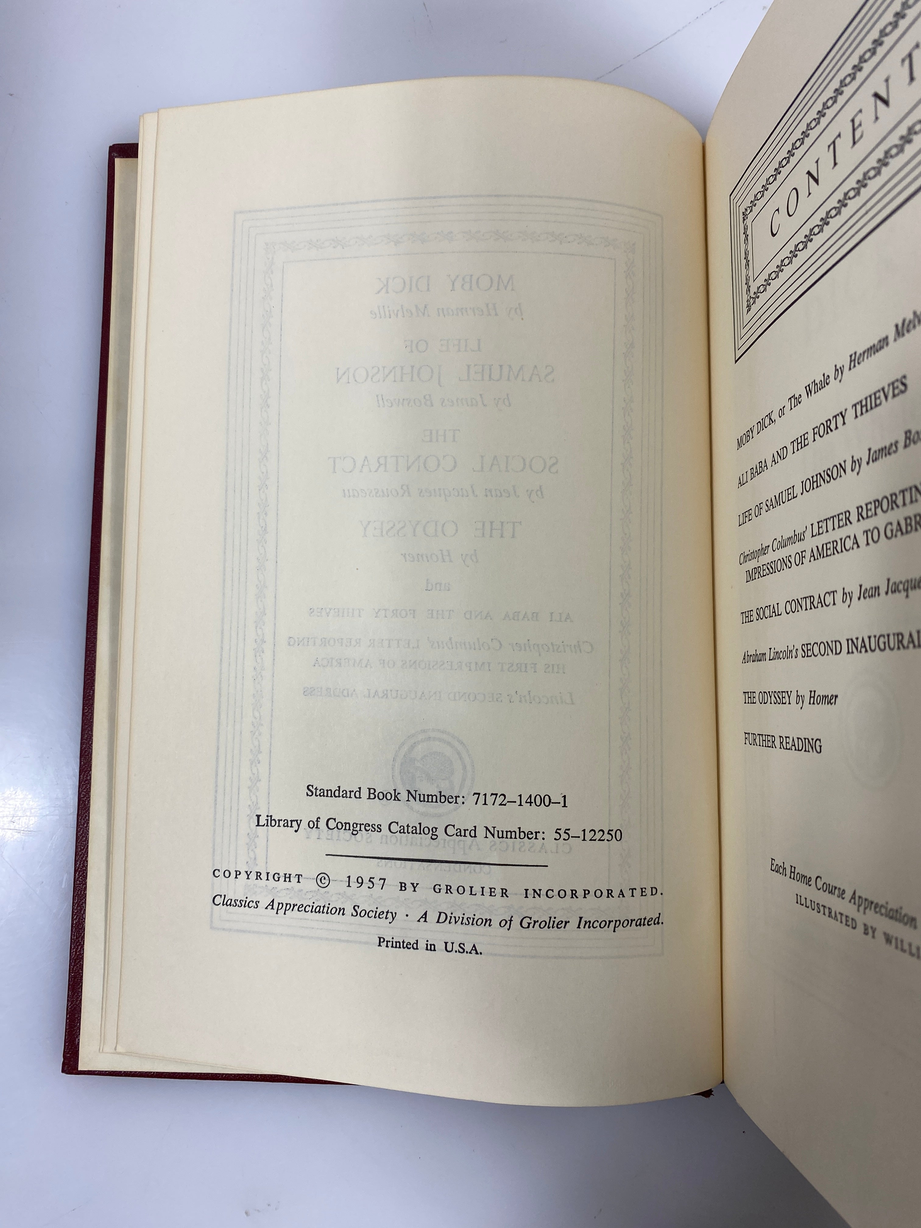 Lot of 10 Grolier Classics Classics Appreciation Society