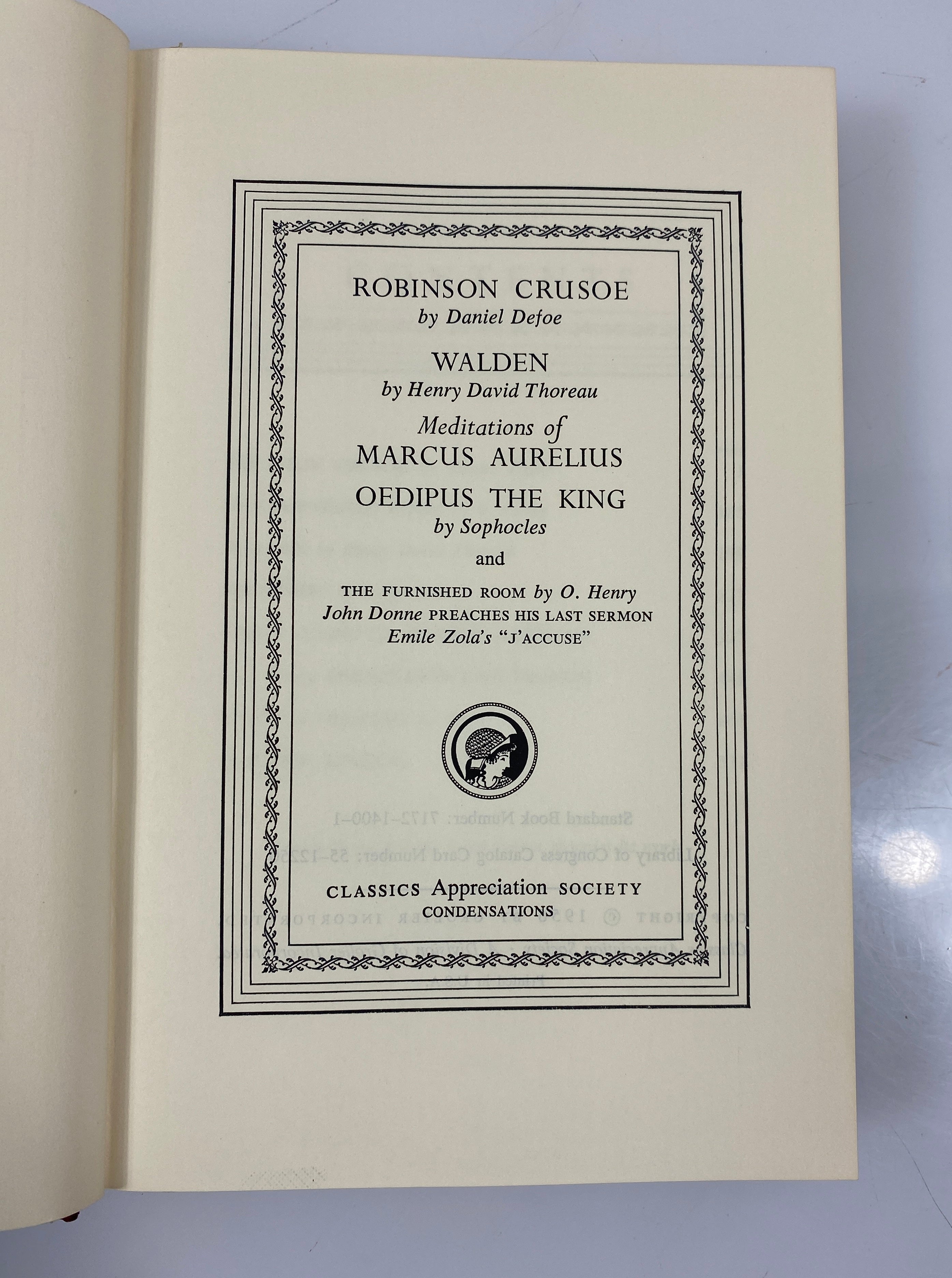 Lot of 10 Grolier Classics Classics Appreciation Society