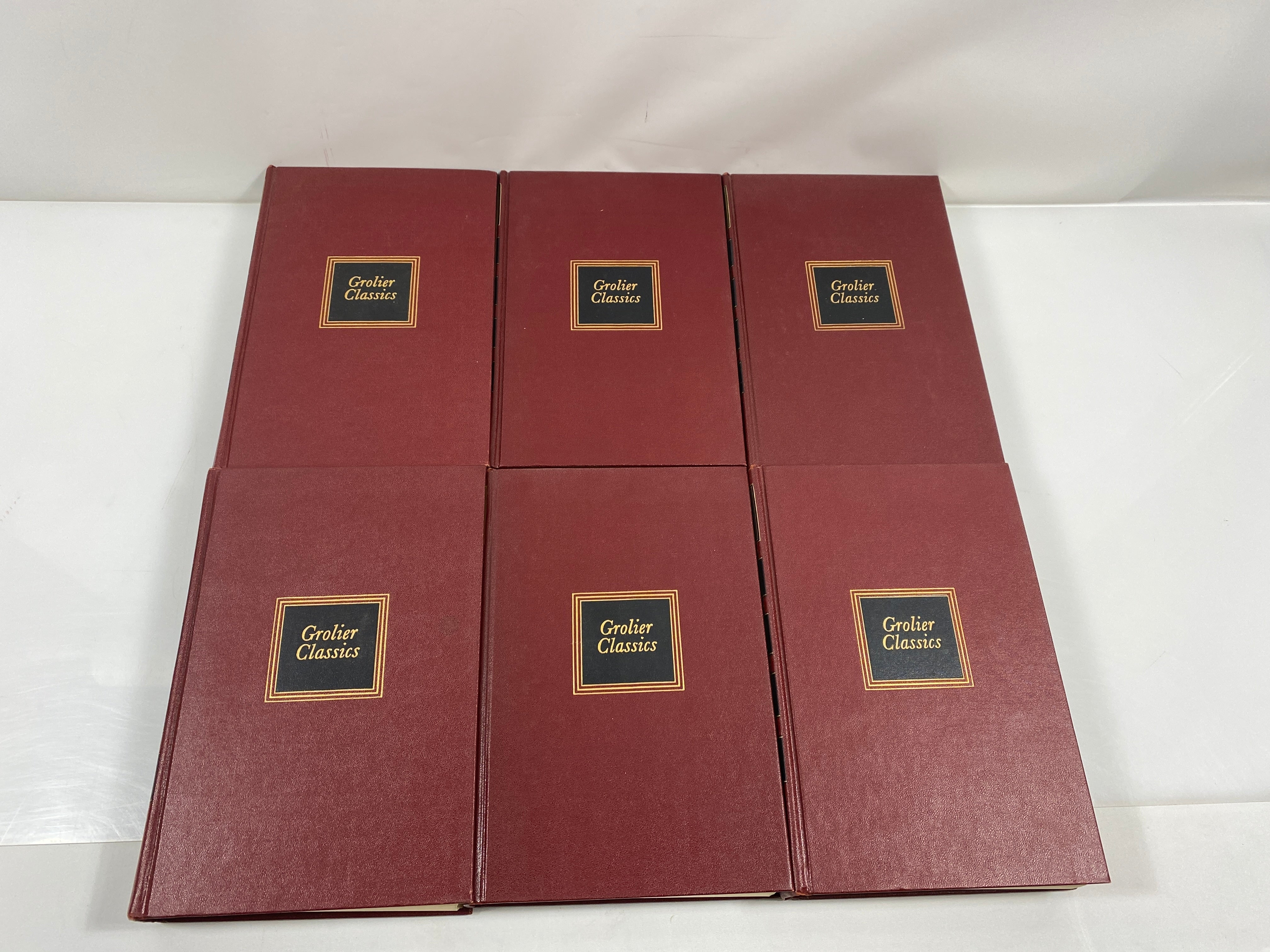 Lot of 10 Grolier Classics Classics Appreciation Society