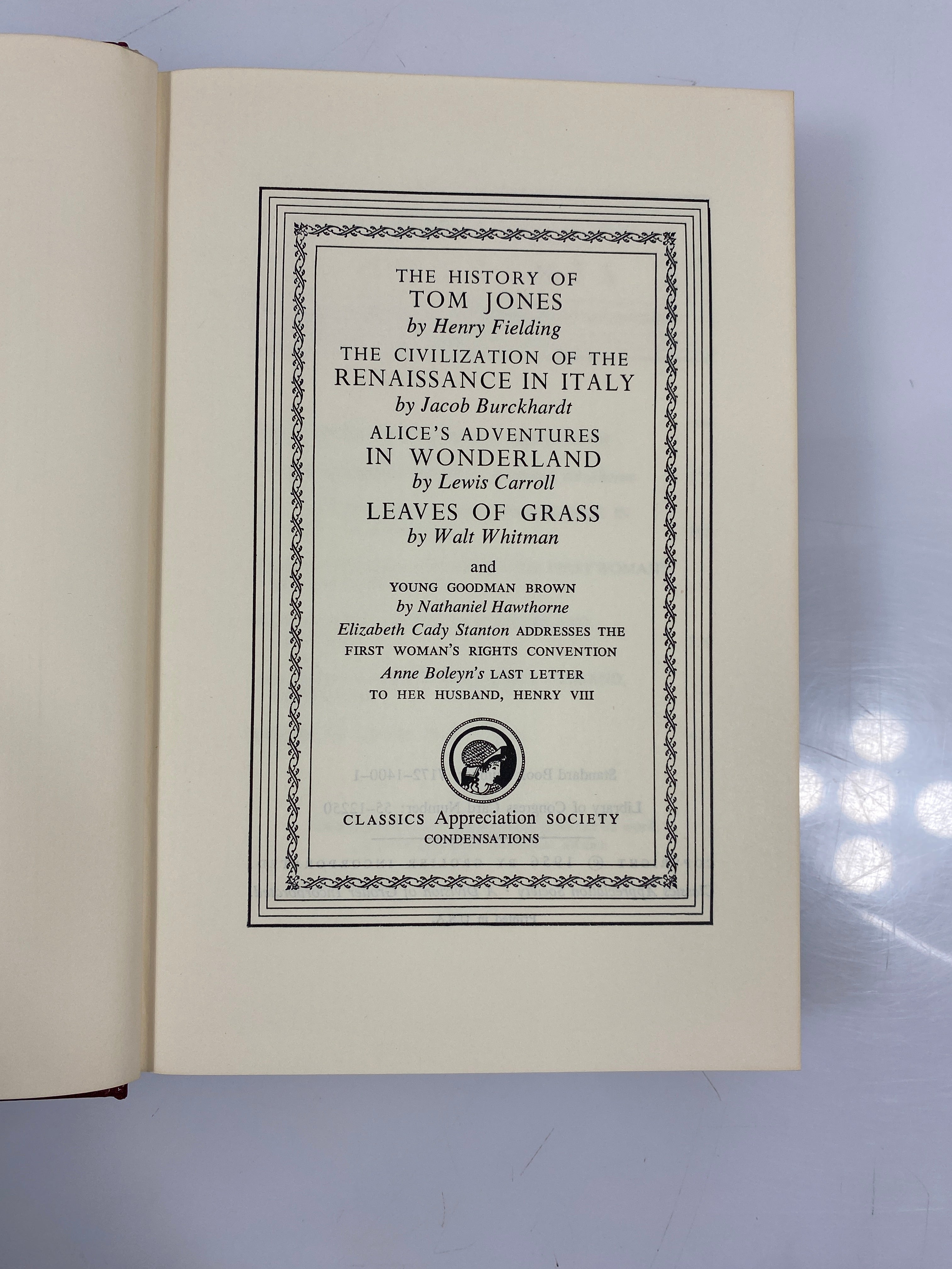 Lot of 10 Grolier Classics Classics Appreciation Society