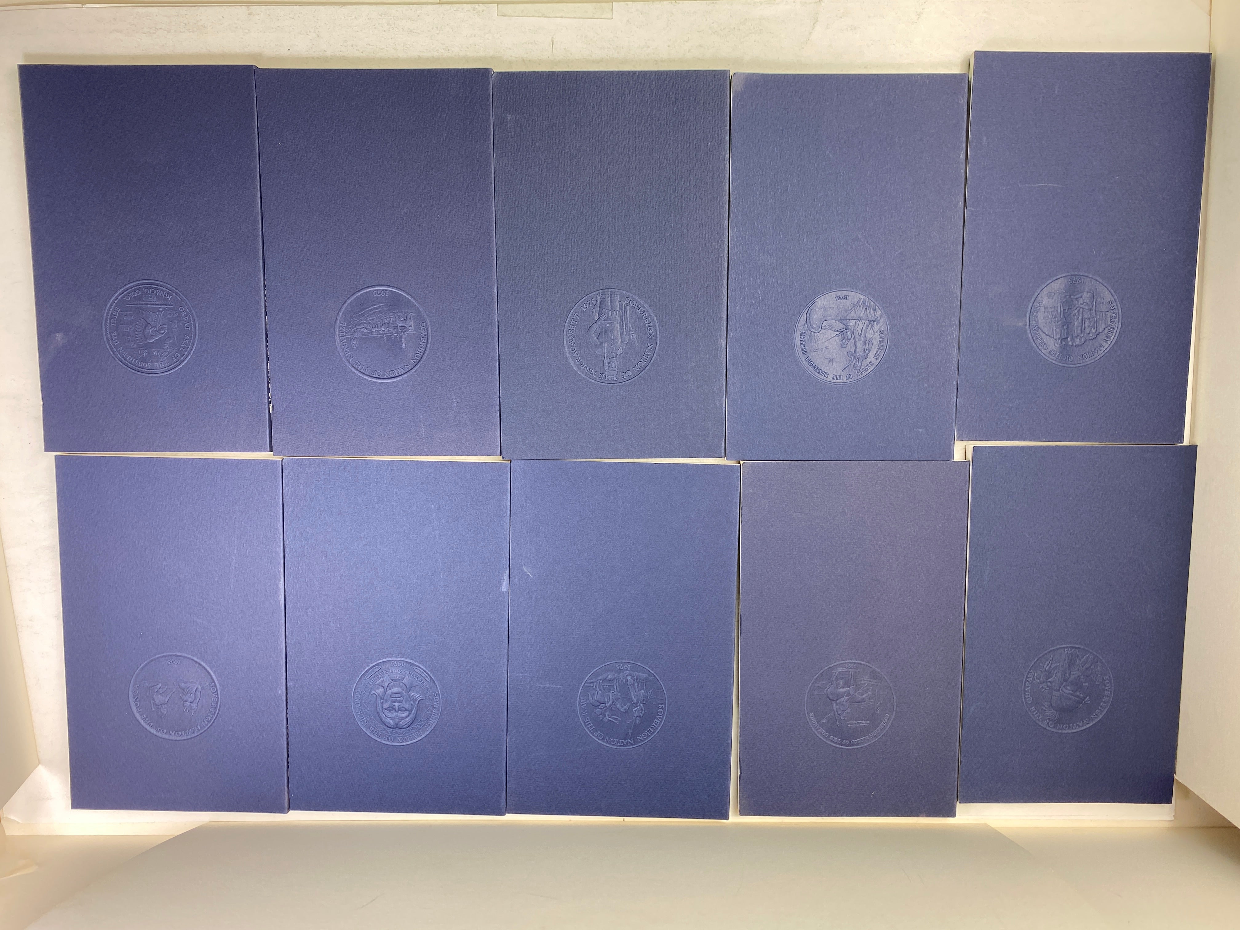 Lot of 10 Indian Tribal Series SC 1975 *Signed and Numbered*
