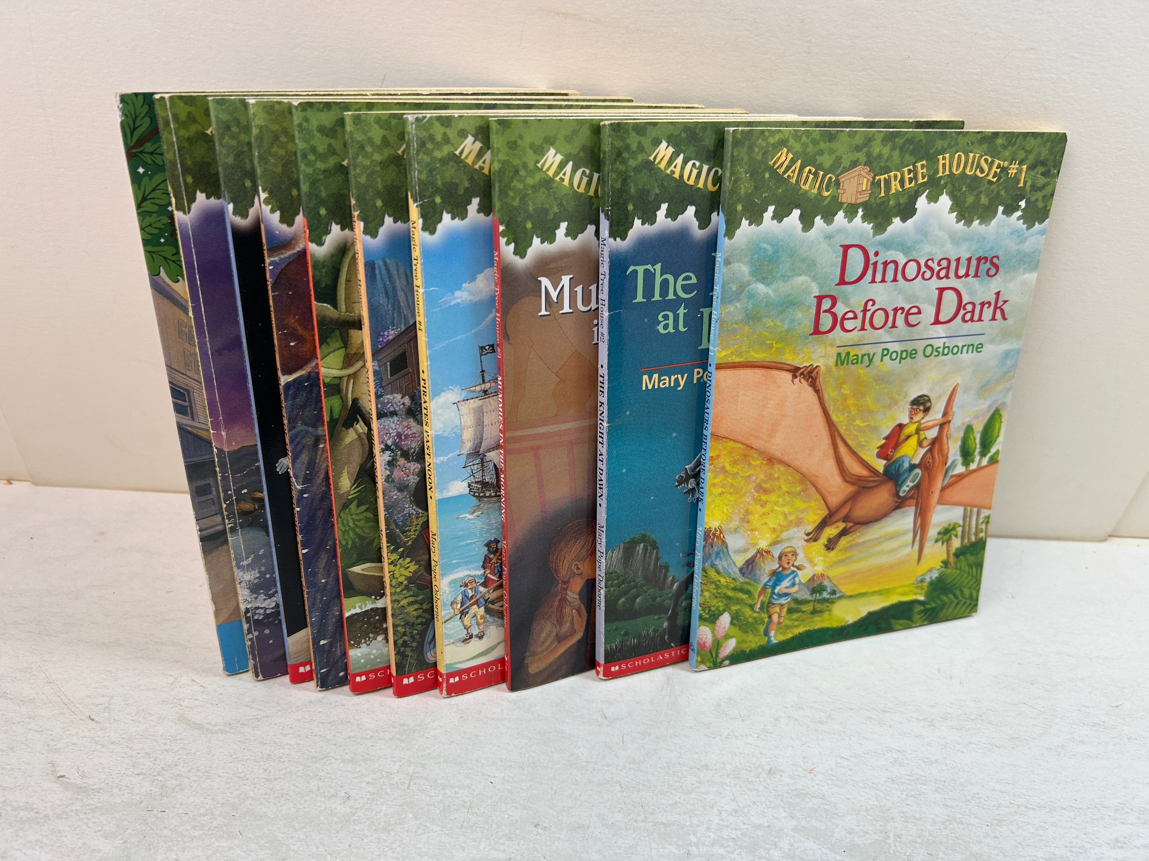 Lot of 10 Magic Tree House #1-#10 by Mary Pope Osborne SC
