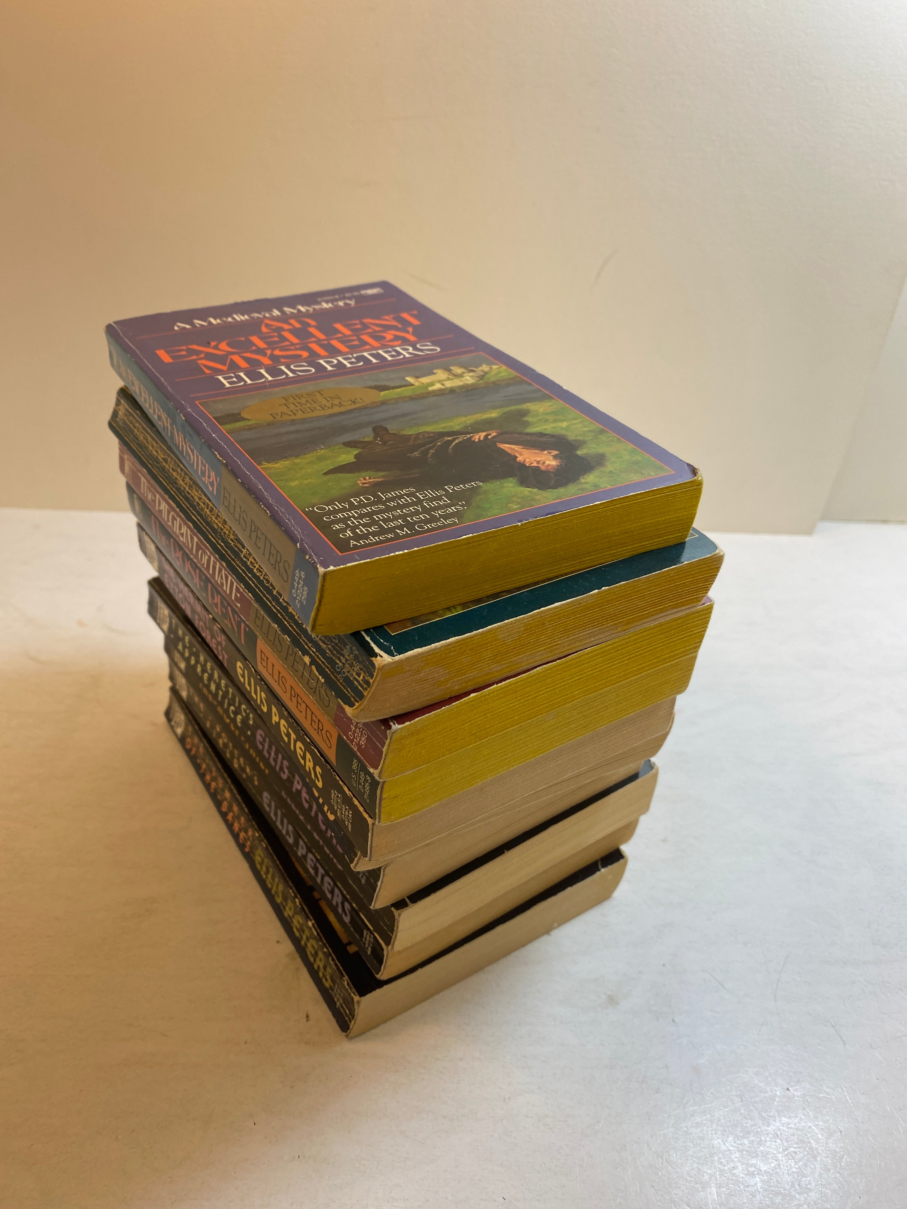 Lot of 10 Medieval Mystery Ellis Peters Novels SC 1984-1994