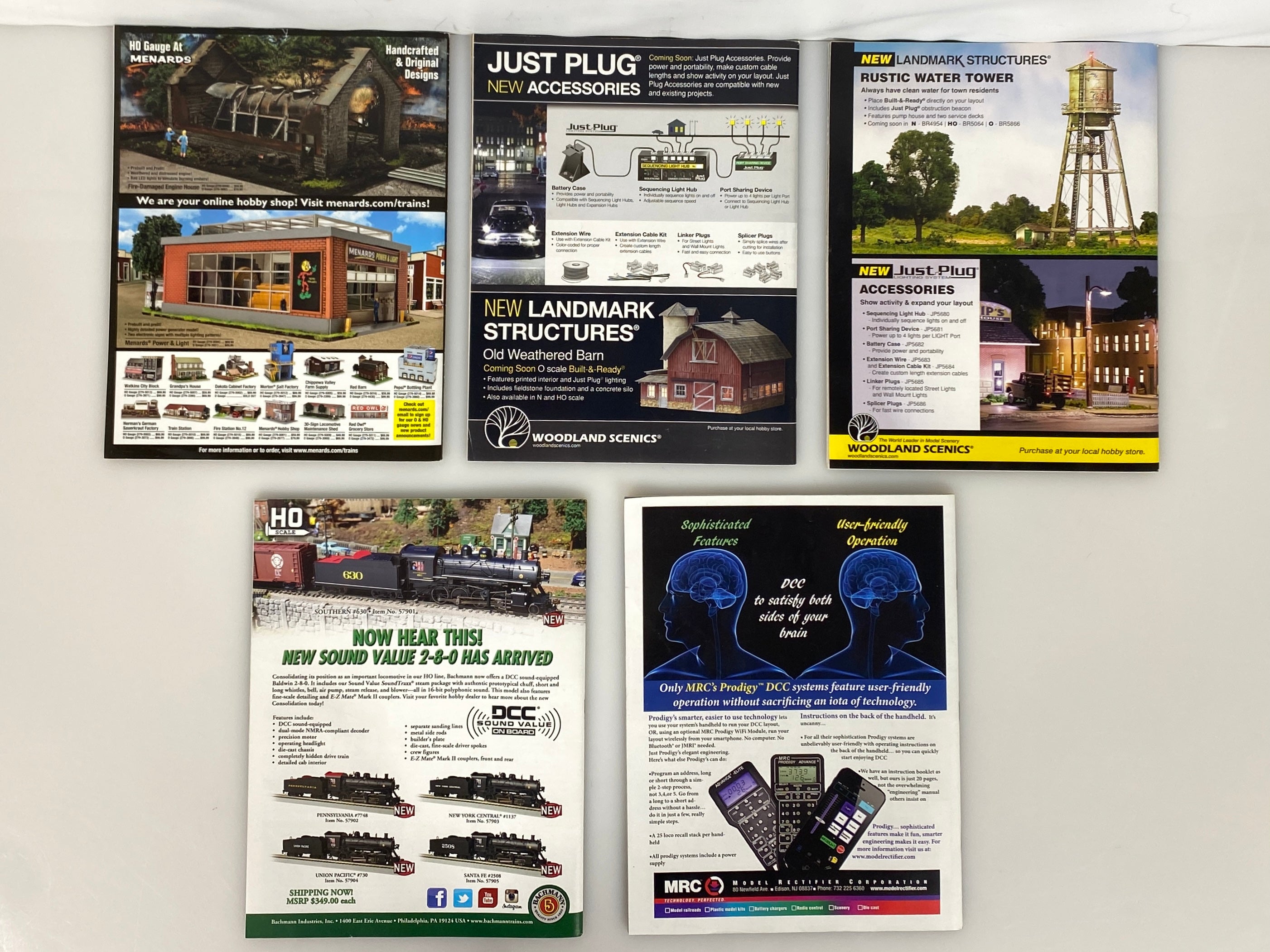 Lot of 10 Model Railroader Magazine (2018, Missing November and December)