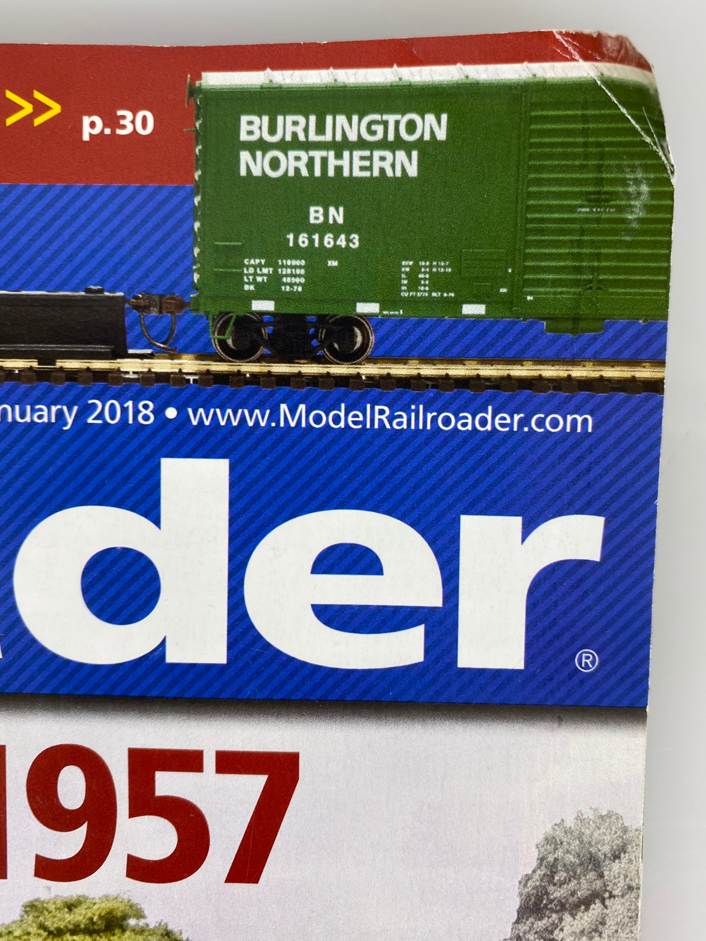 Lot of 10 Model Railroader Magazine (2018, Missing November and December)
