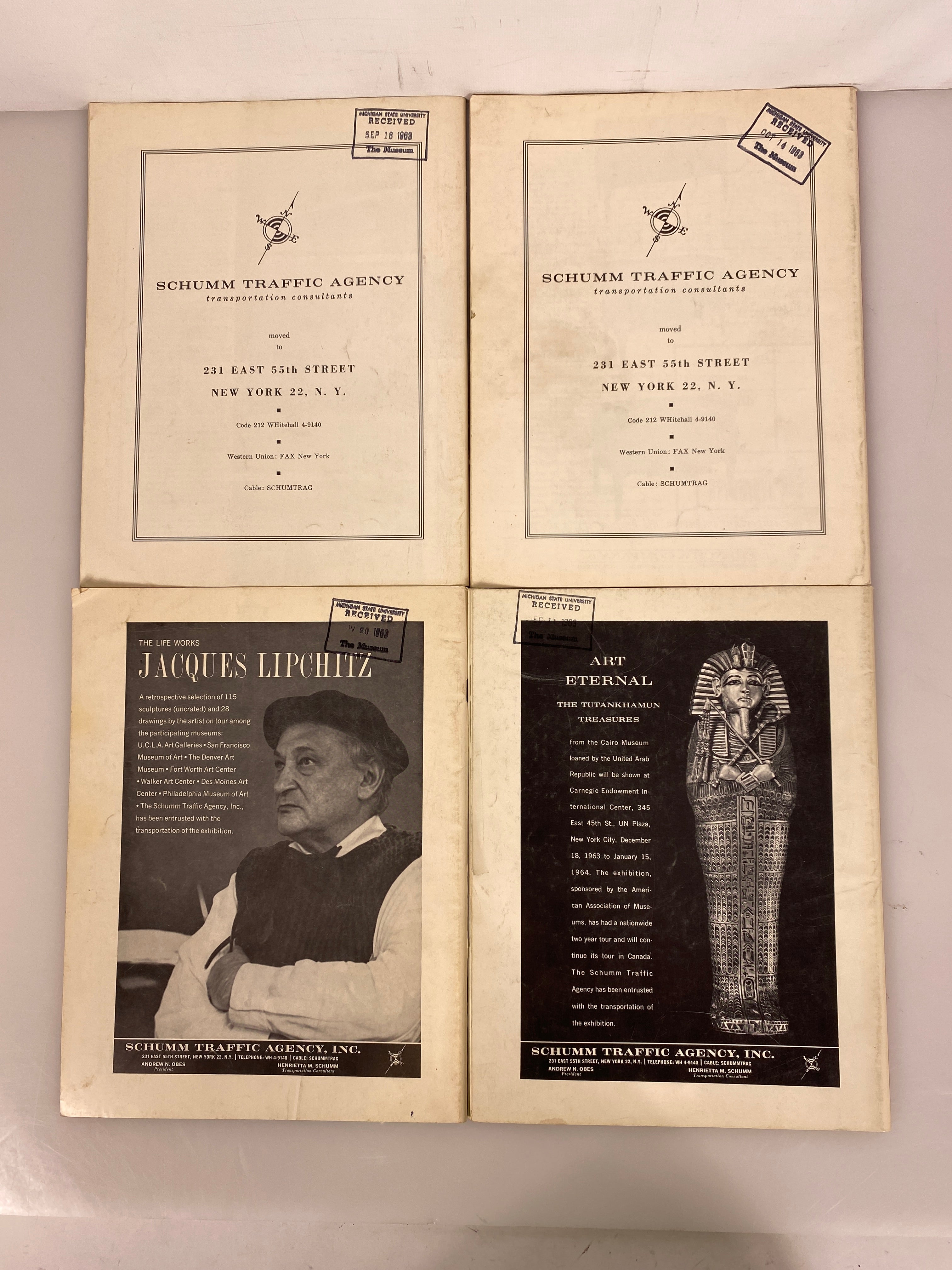 Lot of 10 Museum News Journal / Vintage Magazine 1963 (Complete Year)