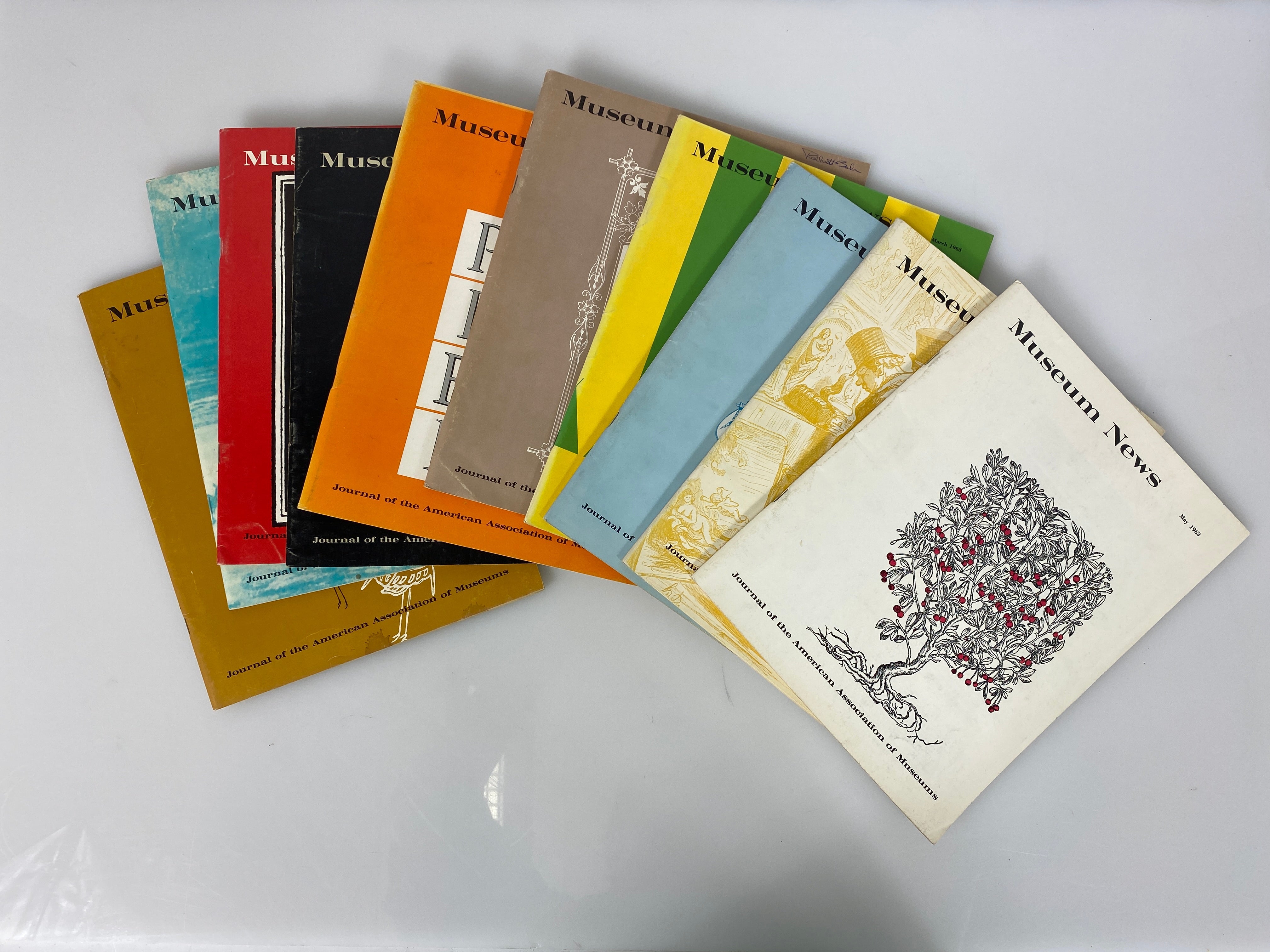 Lot of 10 Museum News Journal / Vintage Magazine 1963 (Complete Year)