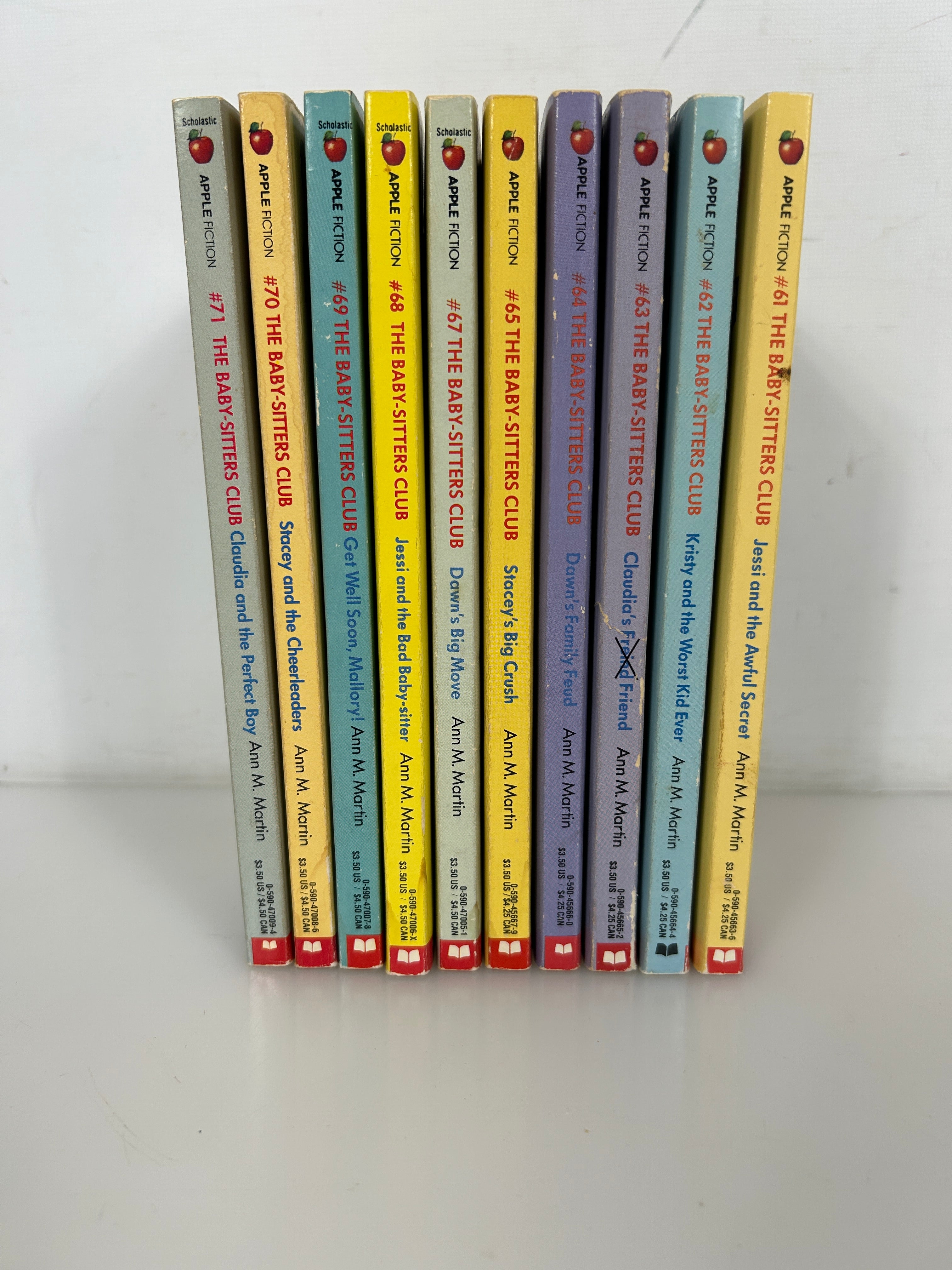 Lot Of 10 Random  Baby-Sitters Club  Books No Repeats GUC Vintage