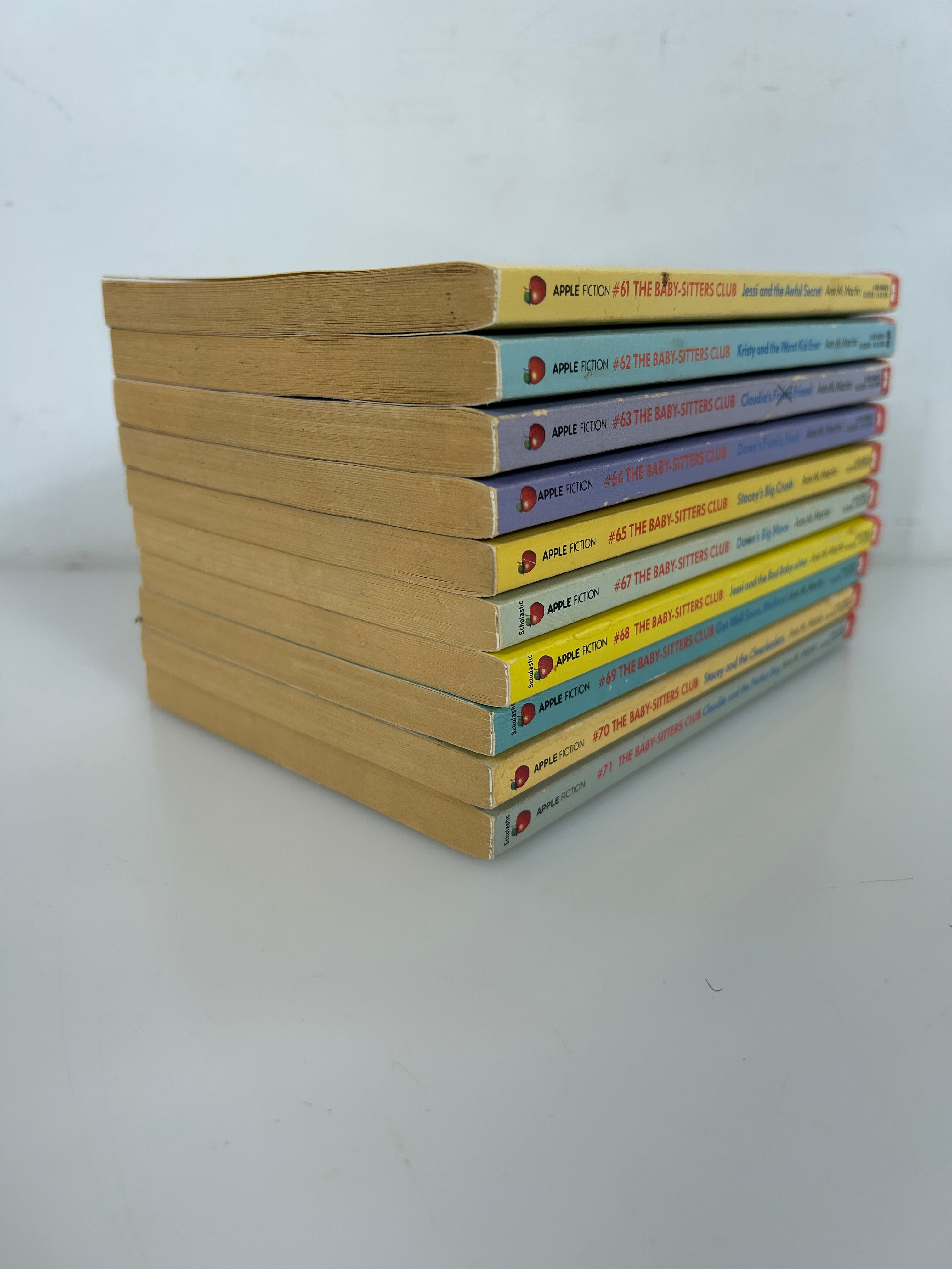 Lot Of 10 Random  Baby-Sitters Club  Books No Repeats GUC Vintage