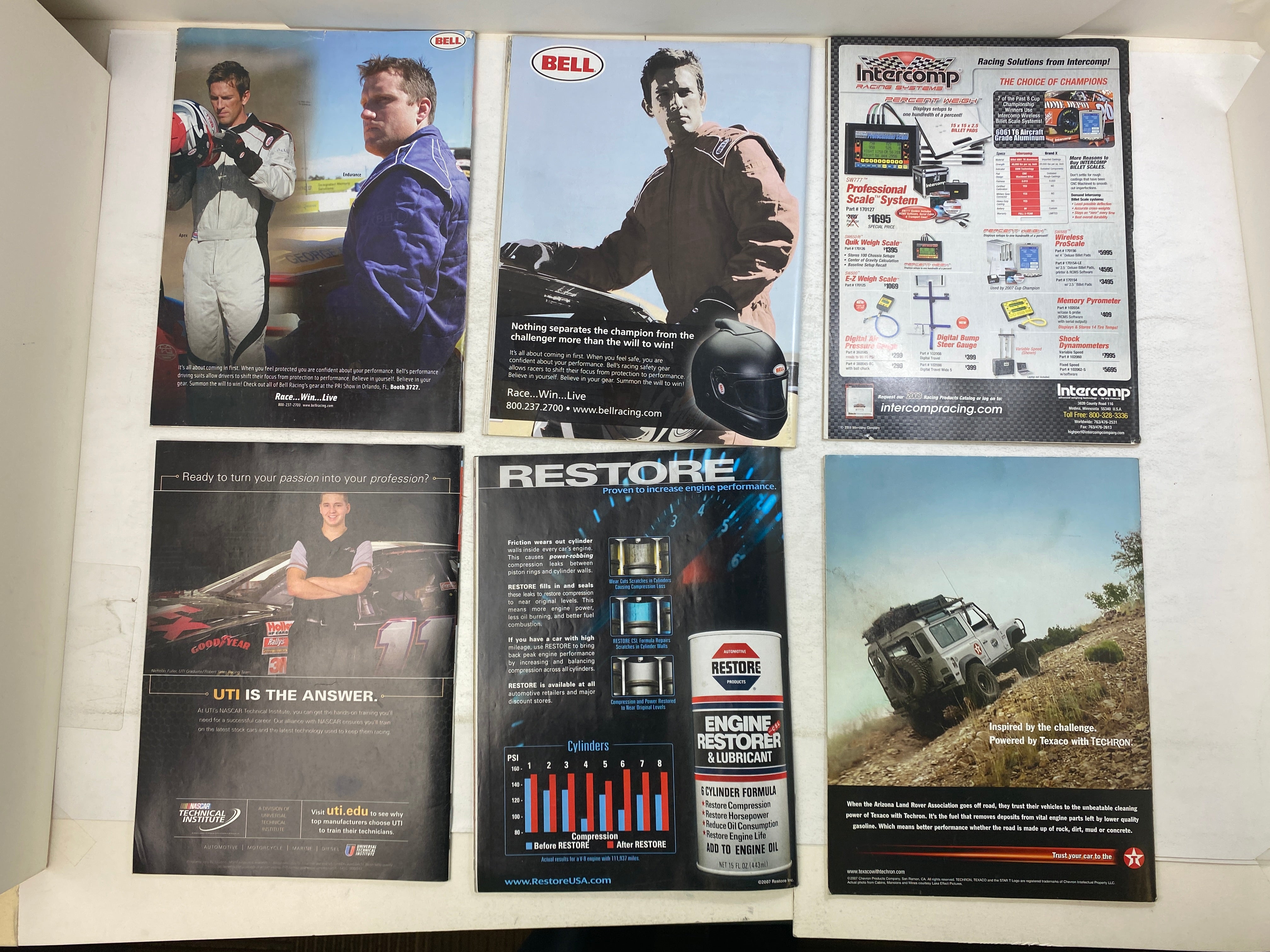 Lot of 10 Stock Car Racing Magazine 2008
