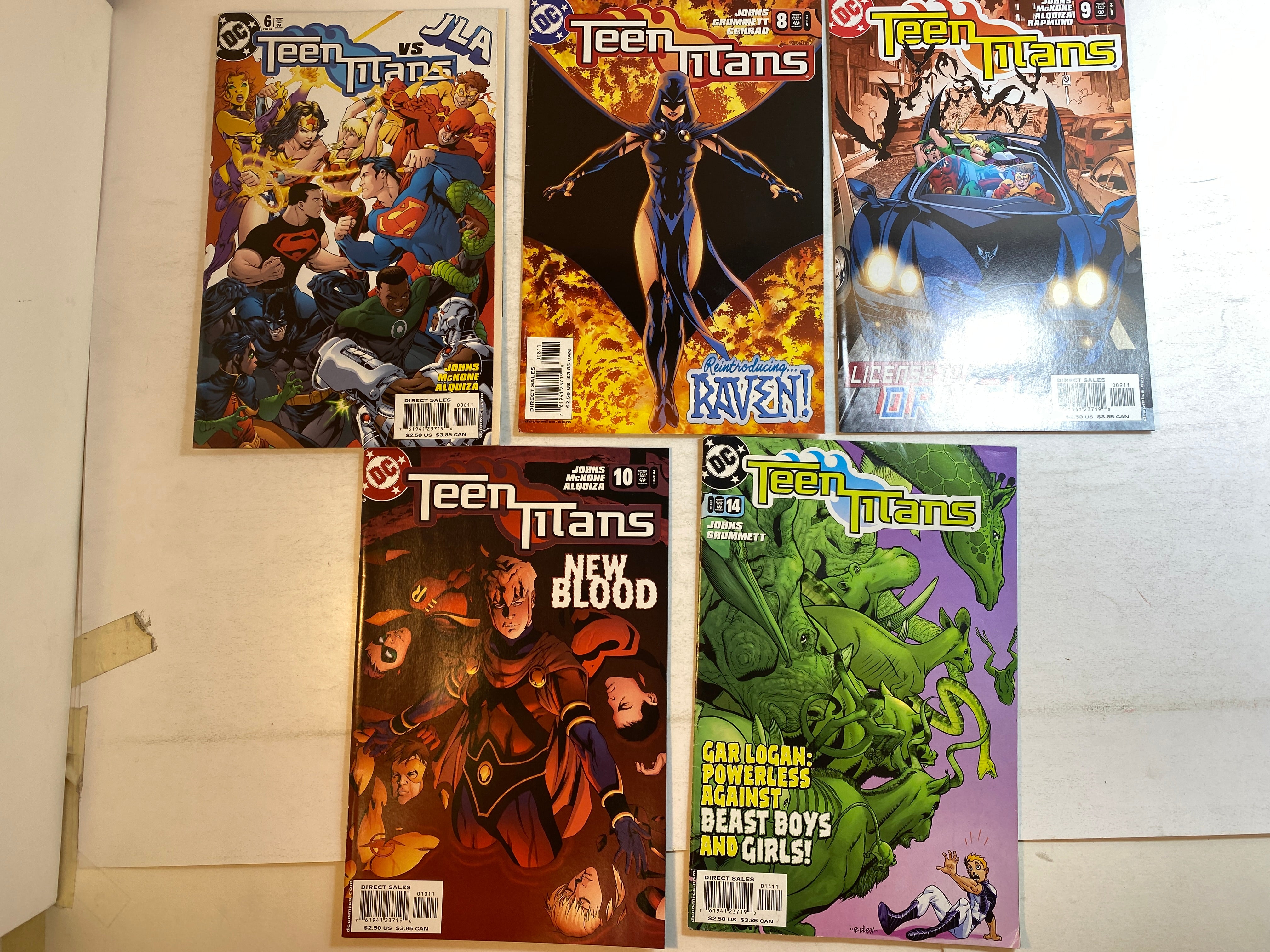 Lot of 10 Teen Titans DC Comics 2003-2004
