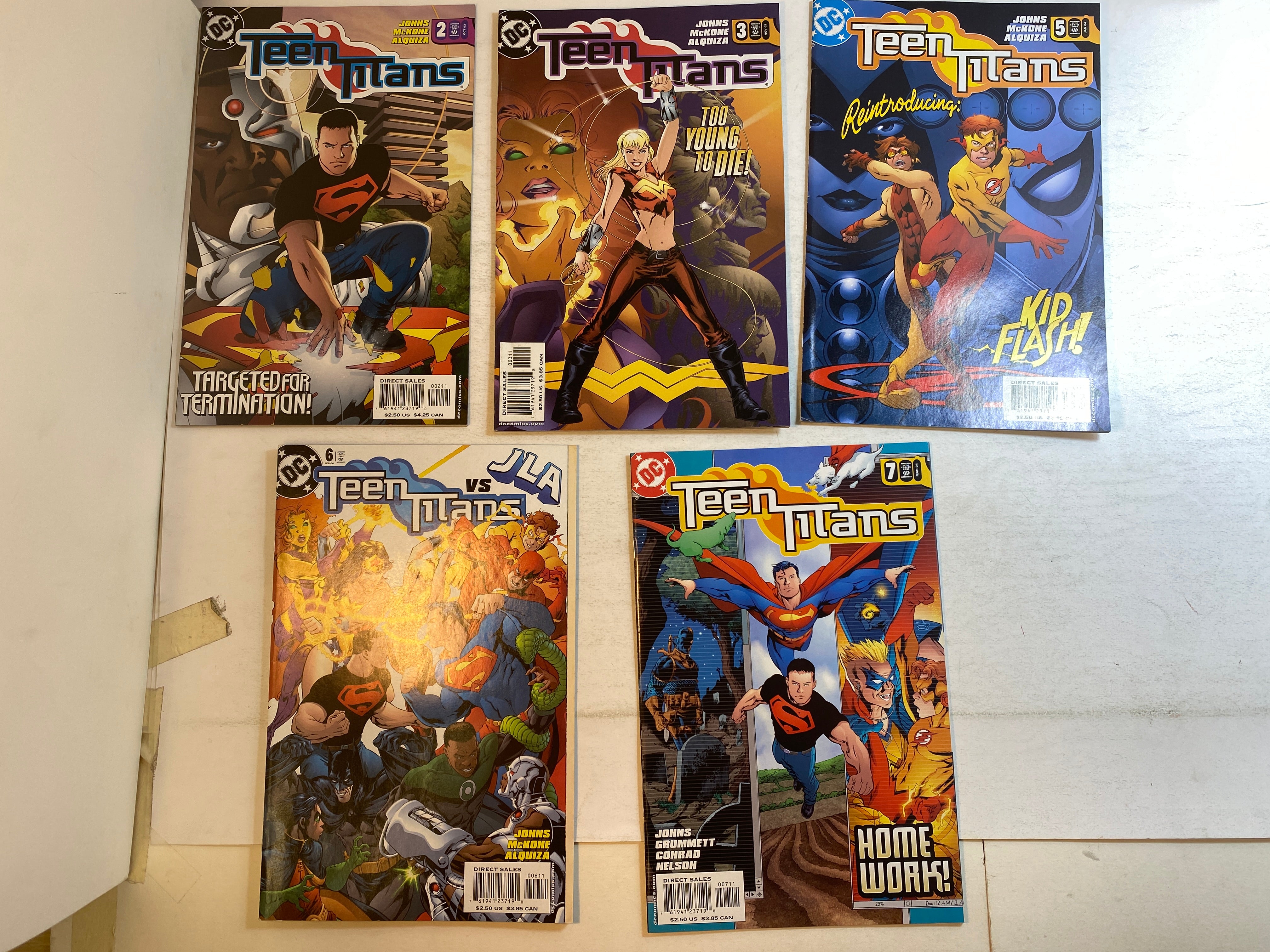 Lot of 10 Teen Titans DC Comics 2003-2004