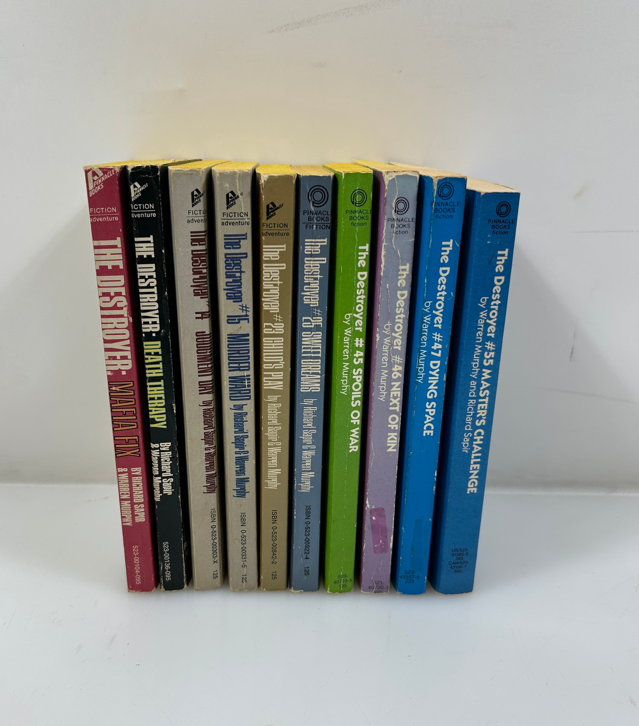 Lot of 10 The Destroyer by Murphy & Sapir 1970's Pinnacle Paperback Books